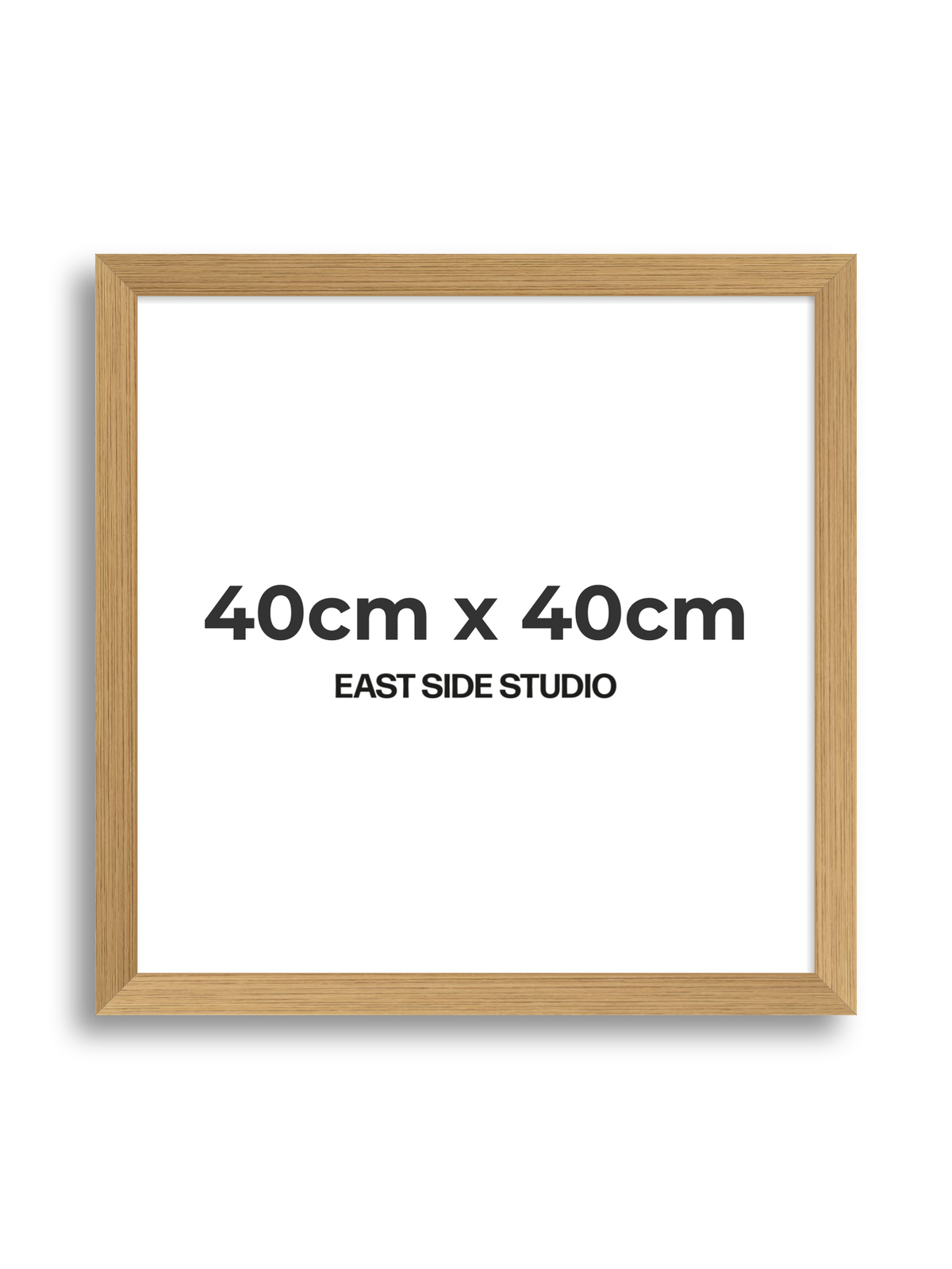 Oak Foil 40cm x 40cm picture frame