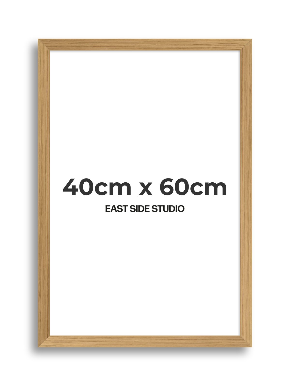 Oak Foil 40cm x 60cm picture frame