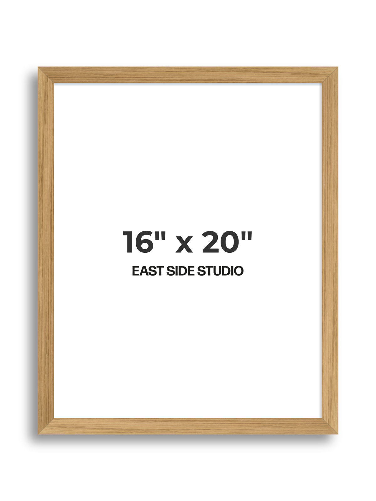 Oak Foil 16" x 20" picture frame
