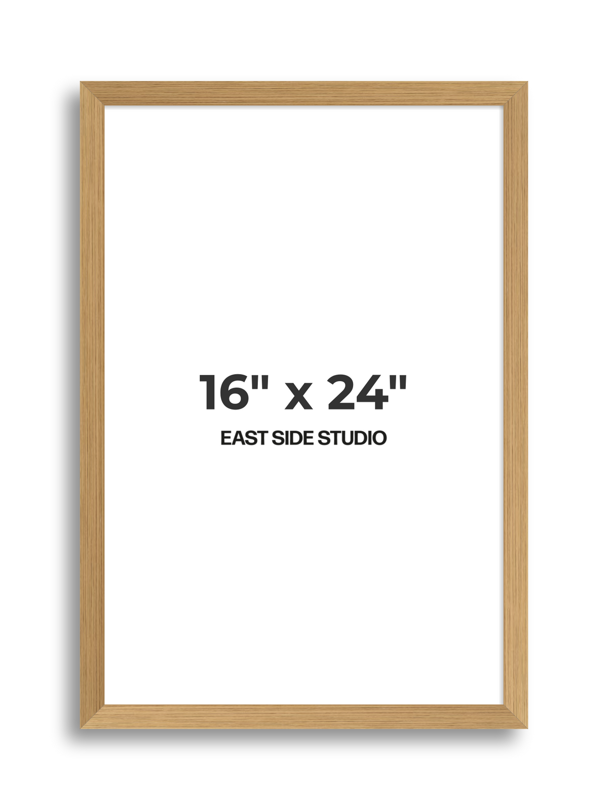 Oak Foil 16" x 24" picture frame