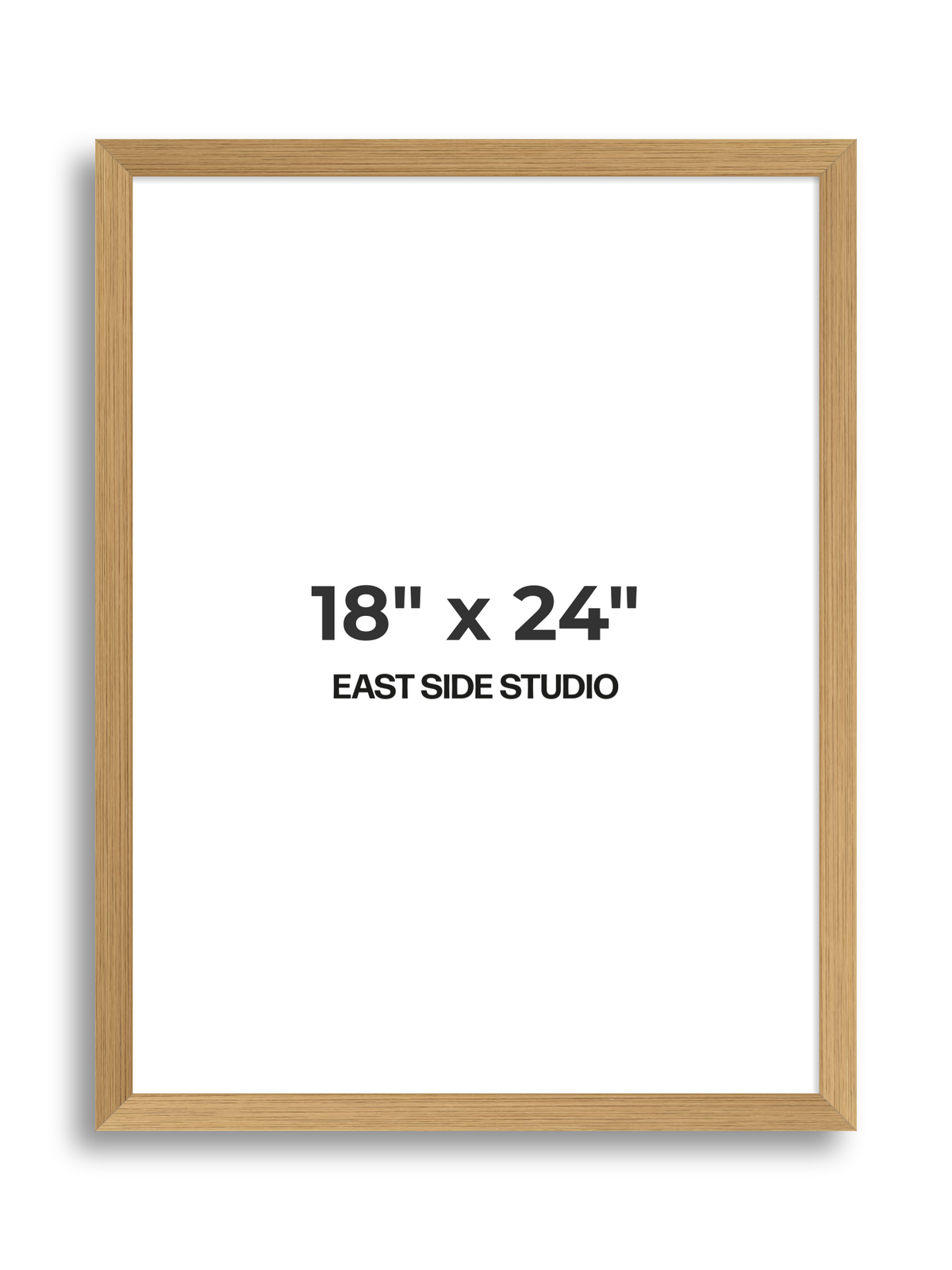 Oak Foil 18" x 24" picture frame
