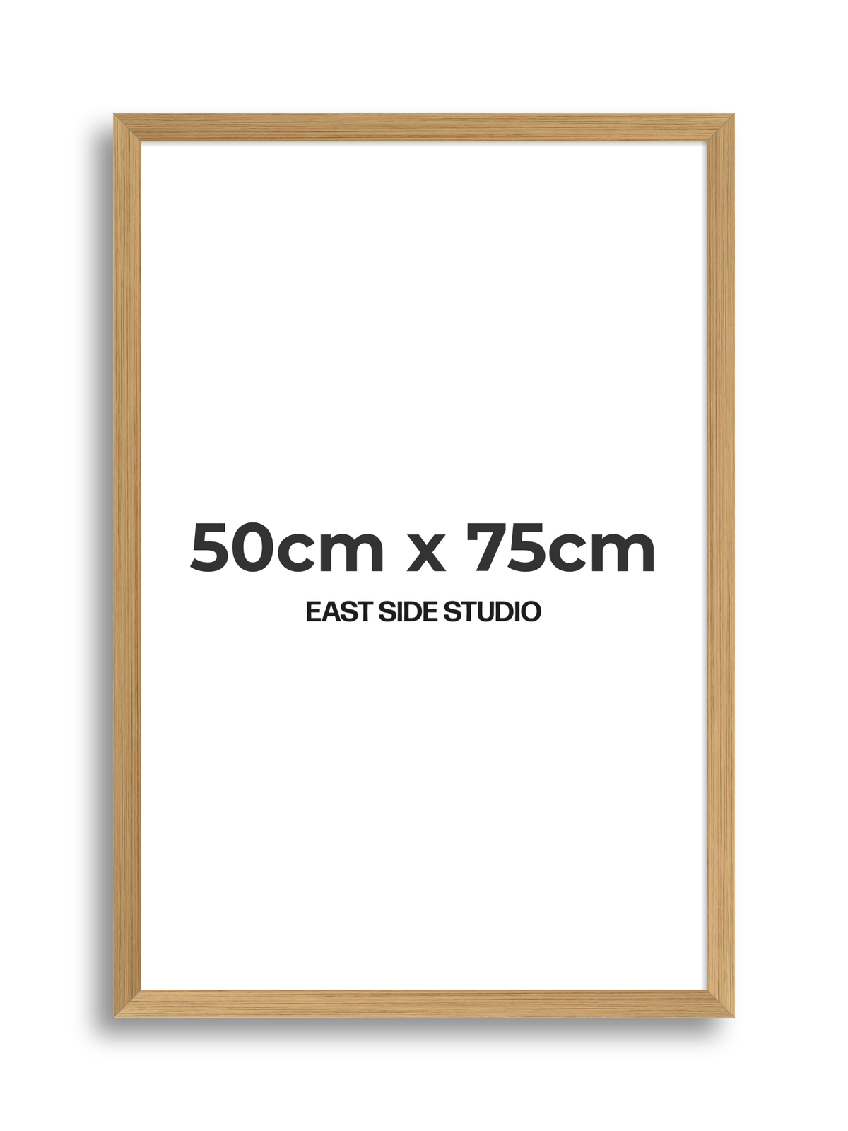 Oak Foil 50cm x 75cm picture frame