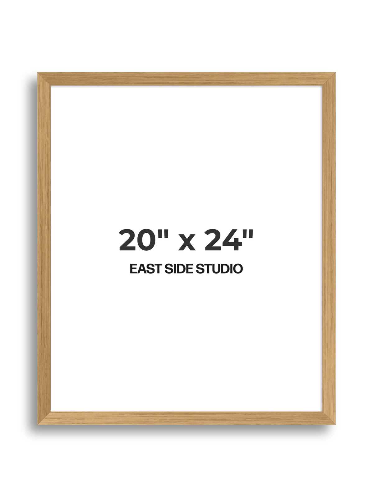 Oak Foil 20" x 24" picture frame