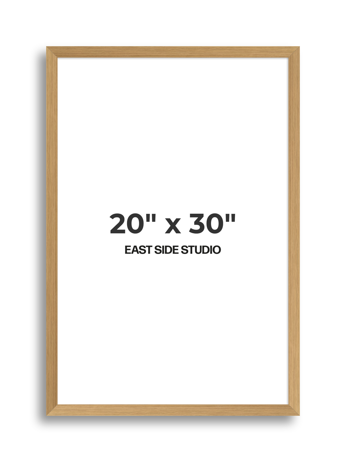 Oak Foil 20" x 30" picture frame