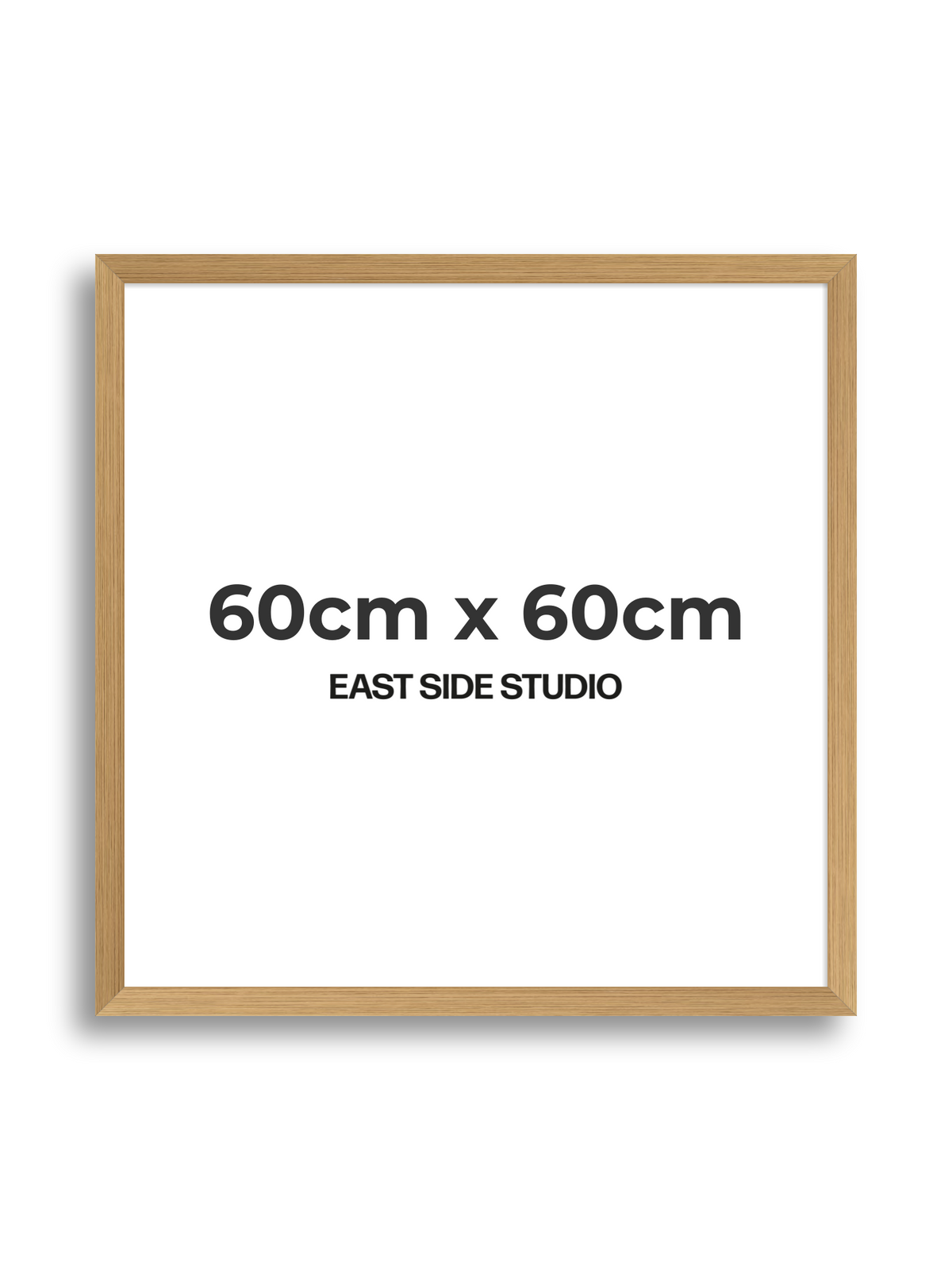 Oak Foil 60cm x 60cm picture frame