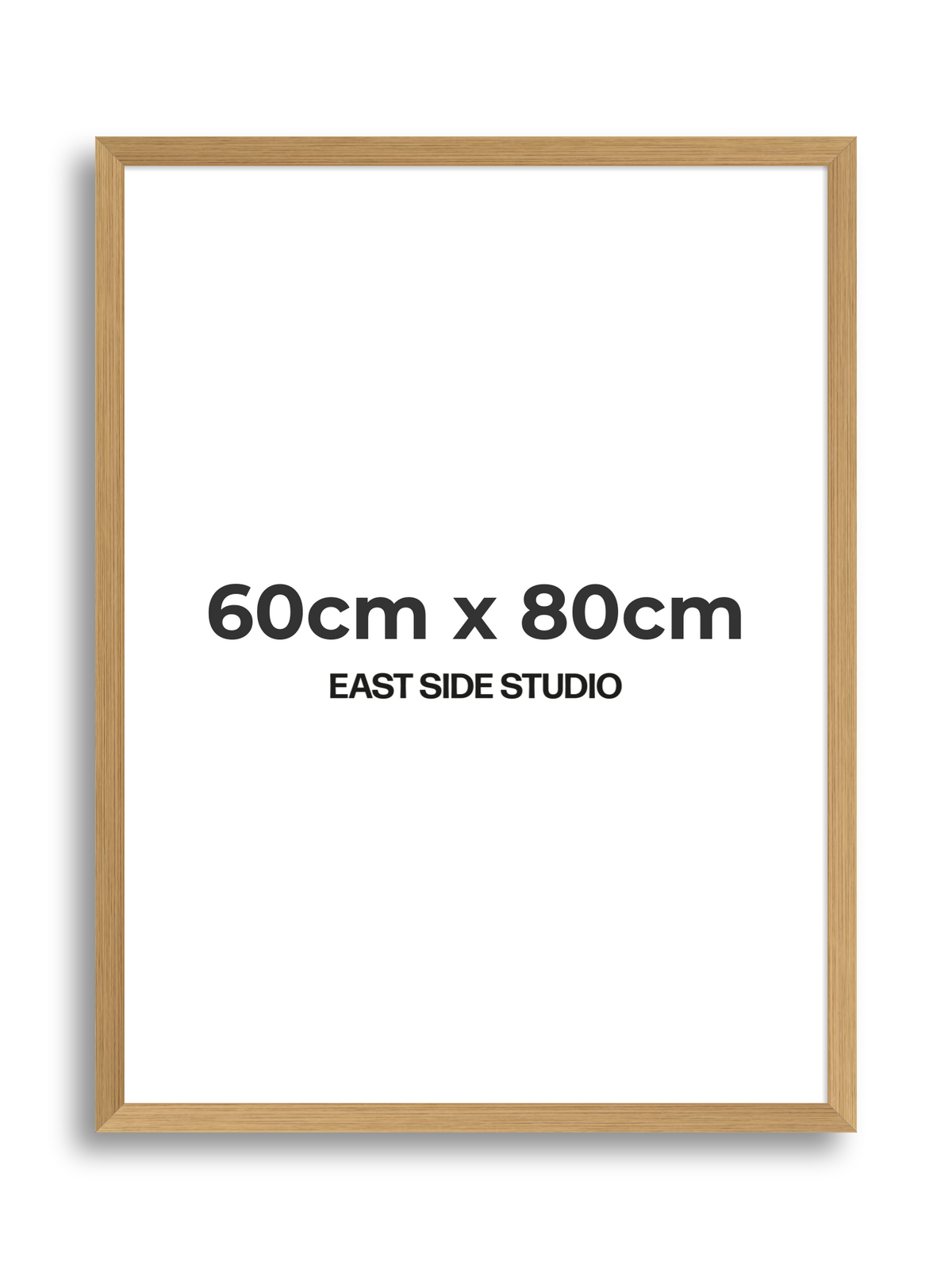 Oak Foil 60cm x 80cm picture frame