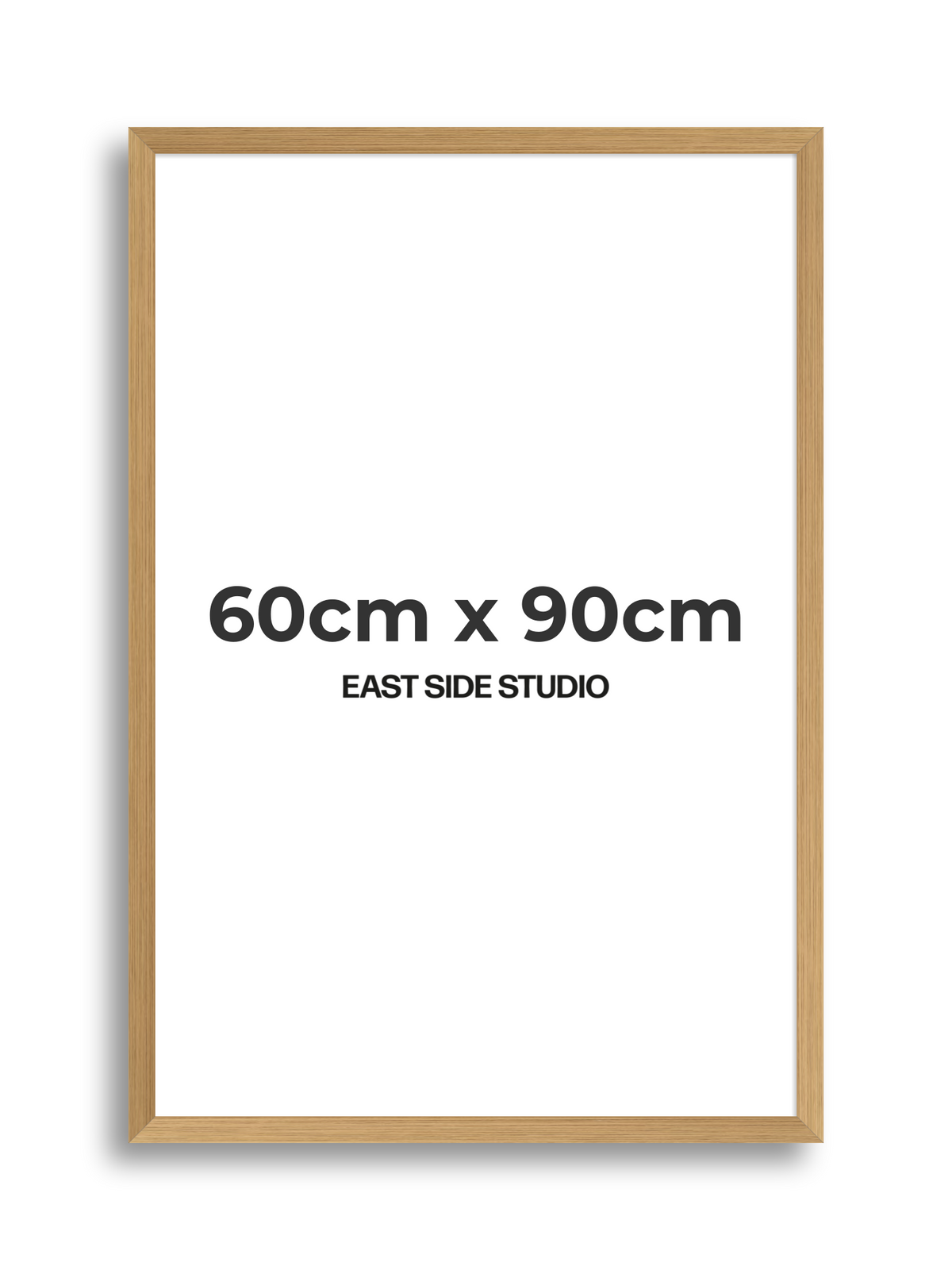 Oak Foil 60cm x 90cm picture frame