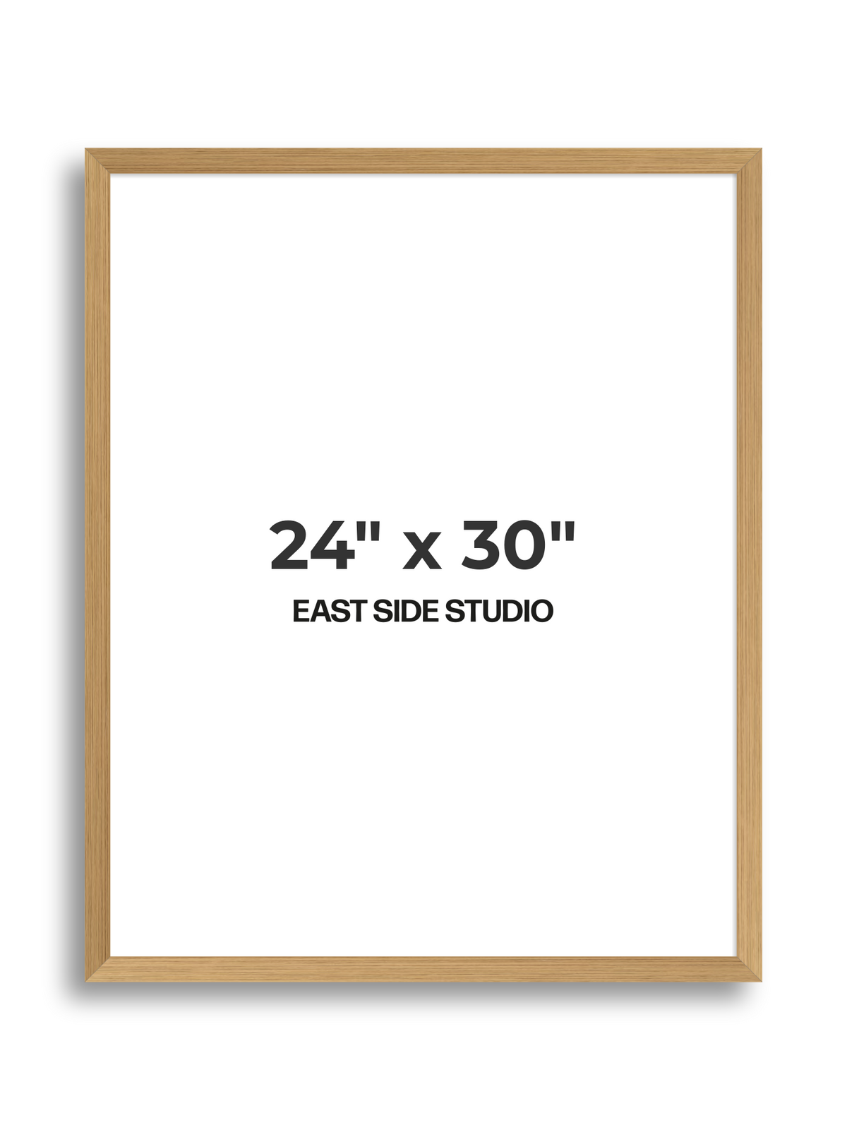 Oak Foil 24" x 30" picture frame