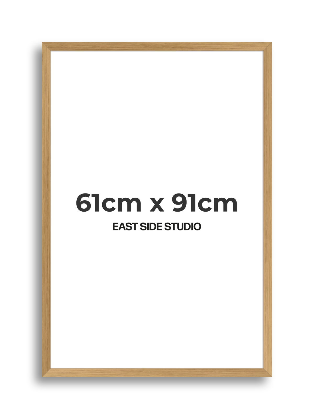Oak Foil 61cm x 91cm picture frame