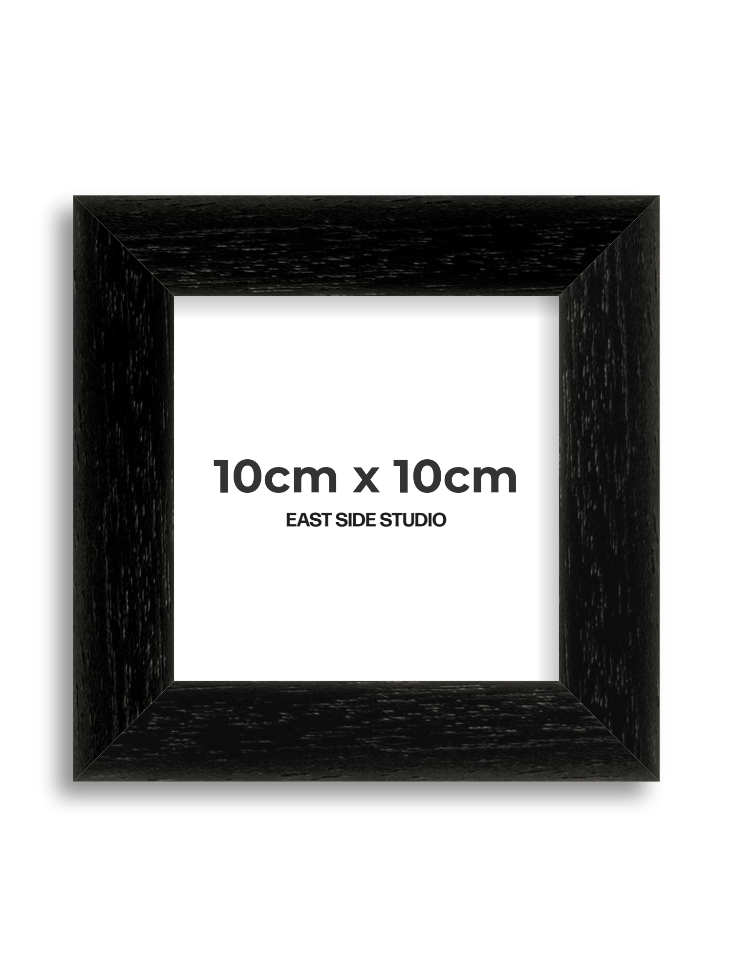 Black Grain 10cm x 10cm picture frame
