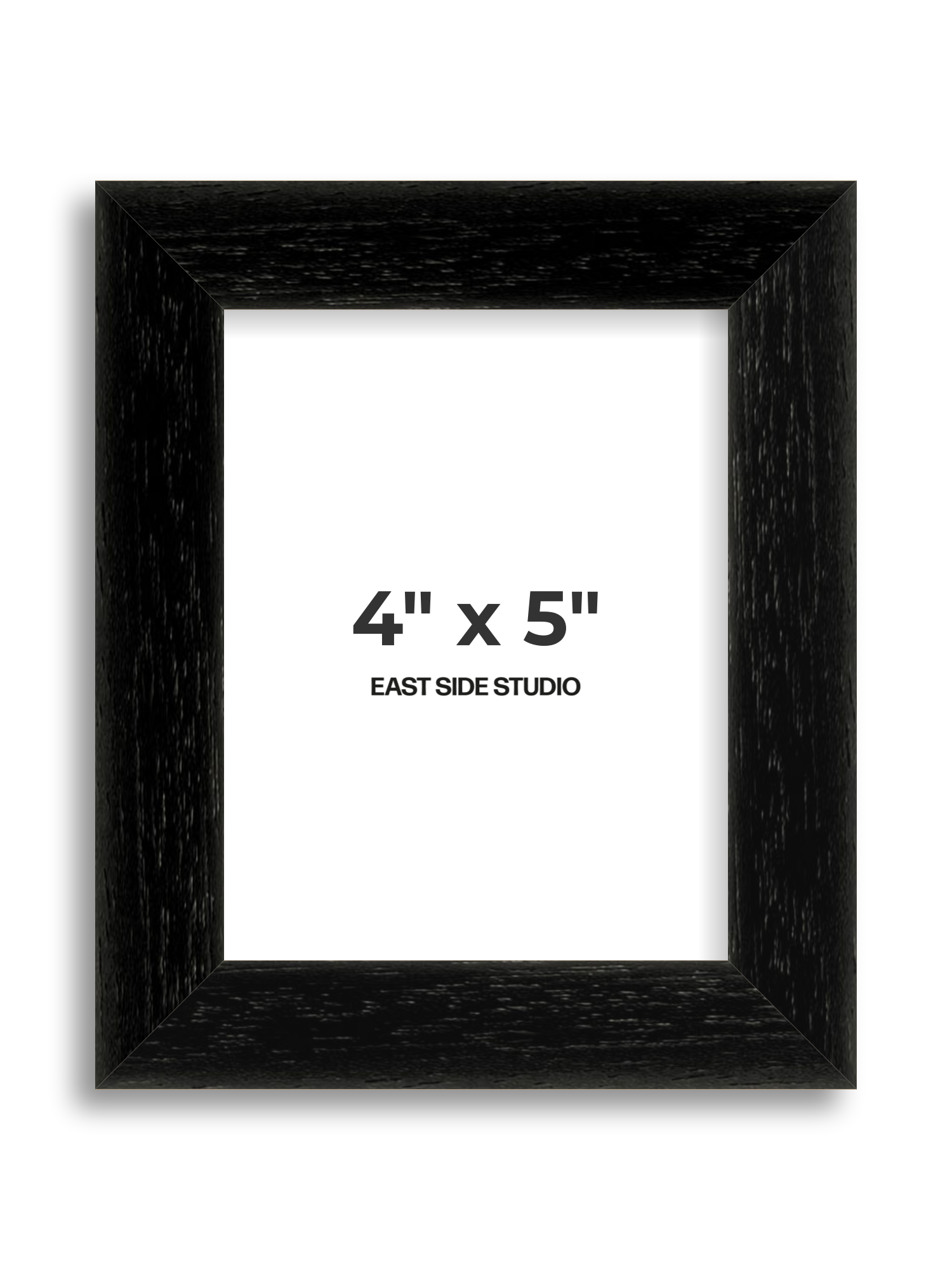 Black Grain 4" x 5" picture frame