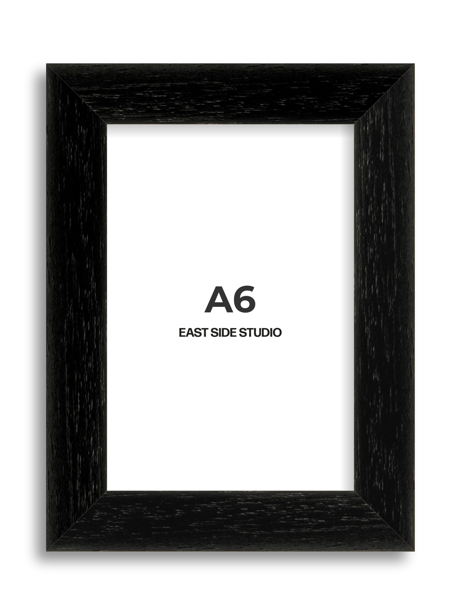 Black Grain A6 picture frame