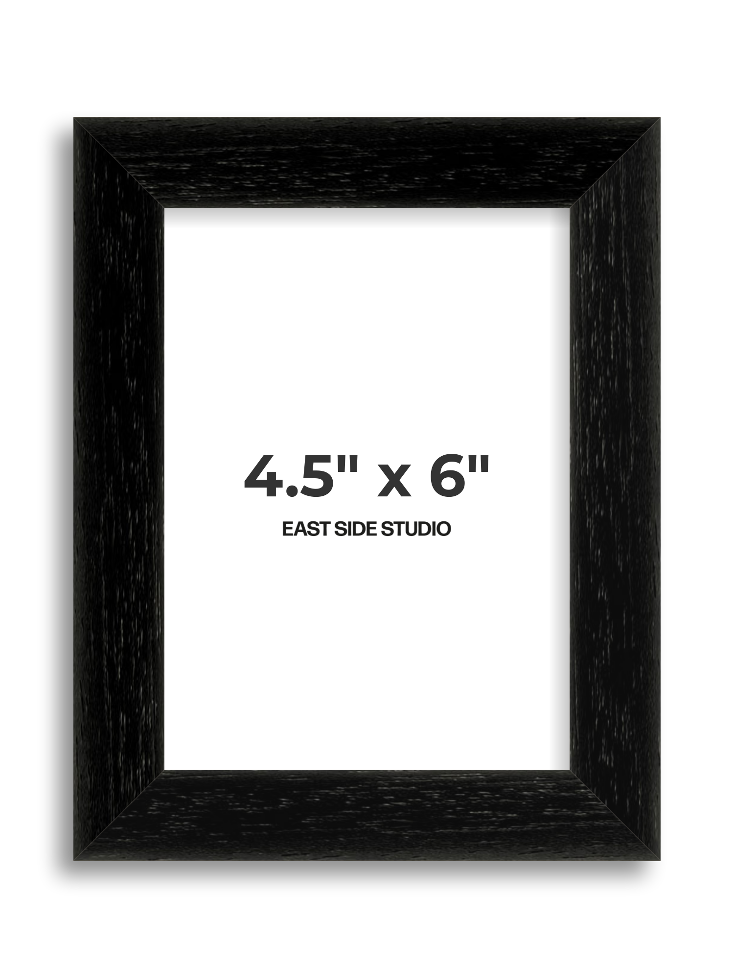 Black Grain 4.5" x 6" picture frame