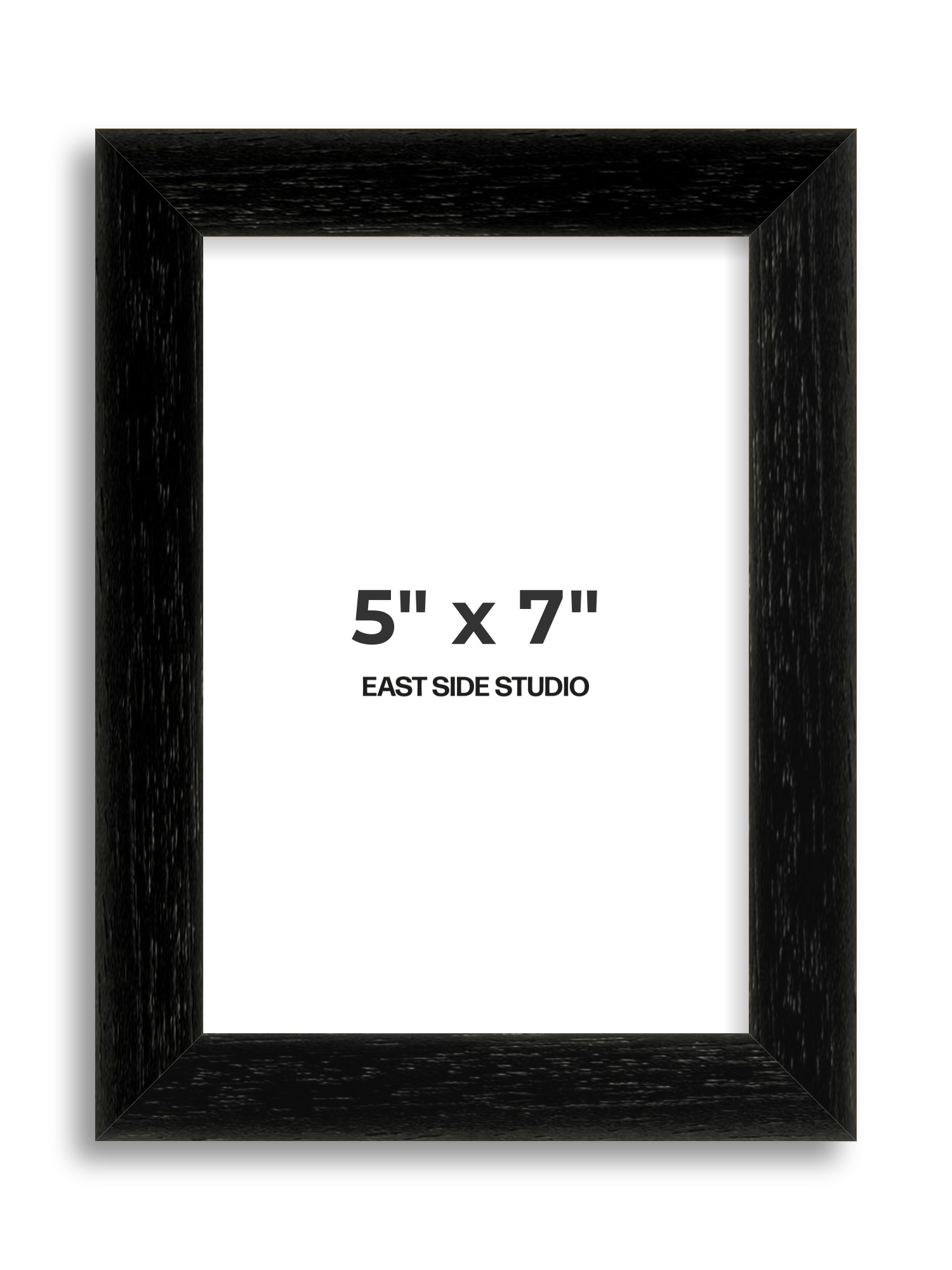 Black Grain 5" x 7" picture frame