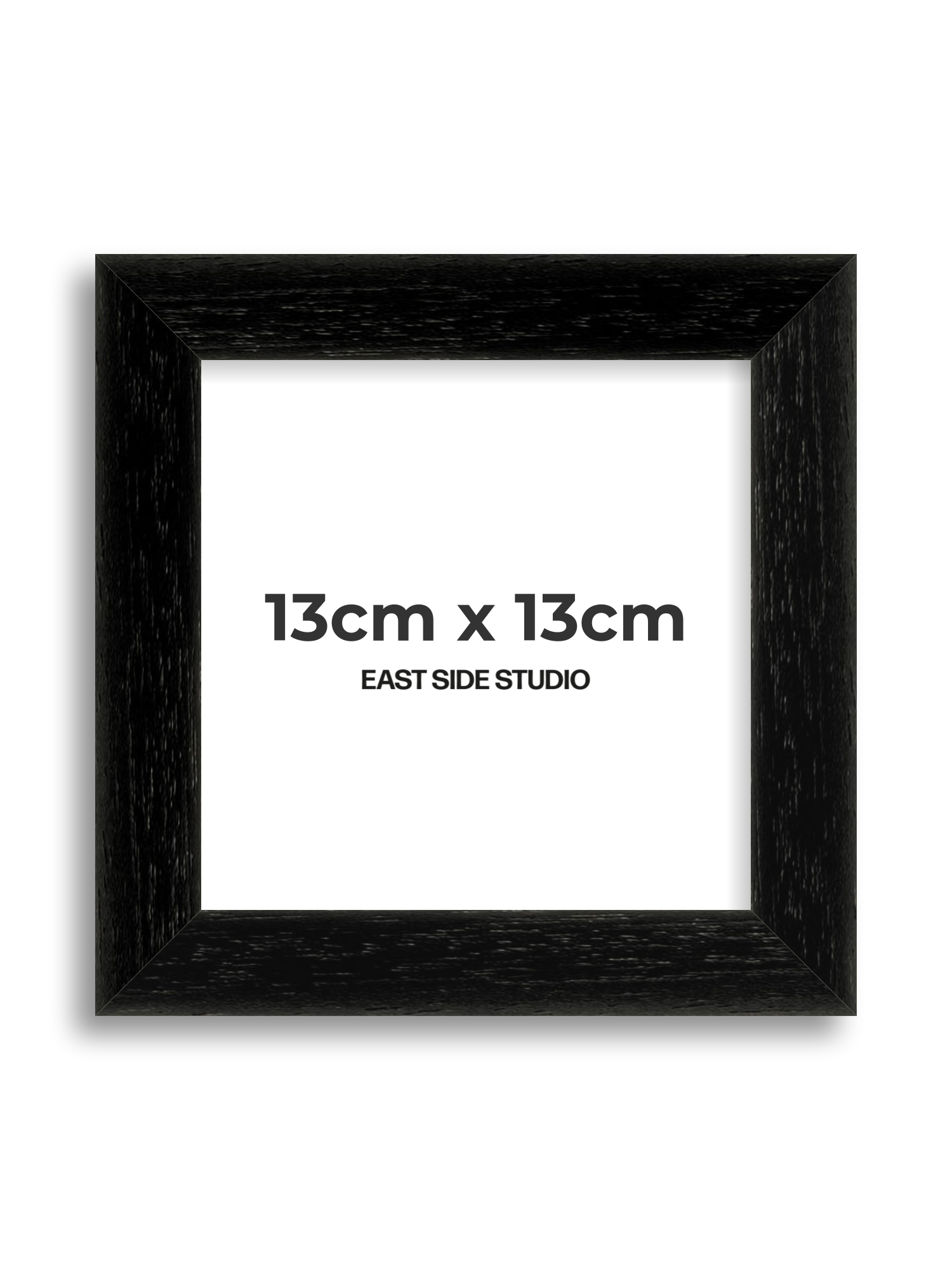 Black Grain 13cm x 13cm picture frame