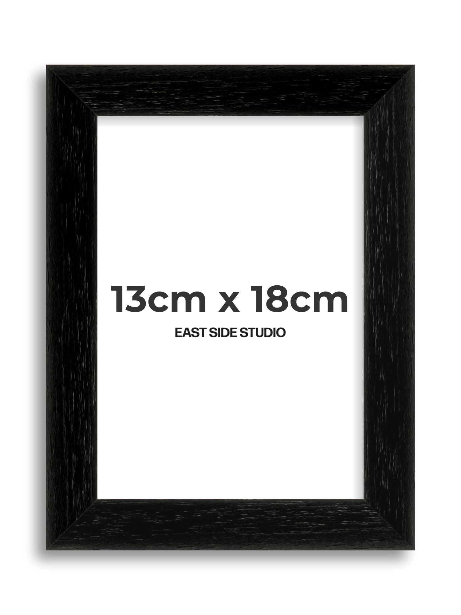 Black Grain 13cm x 18cm picture frame