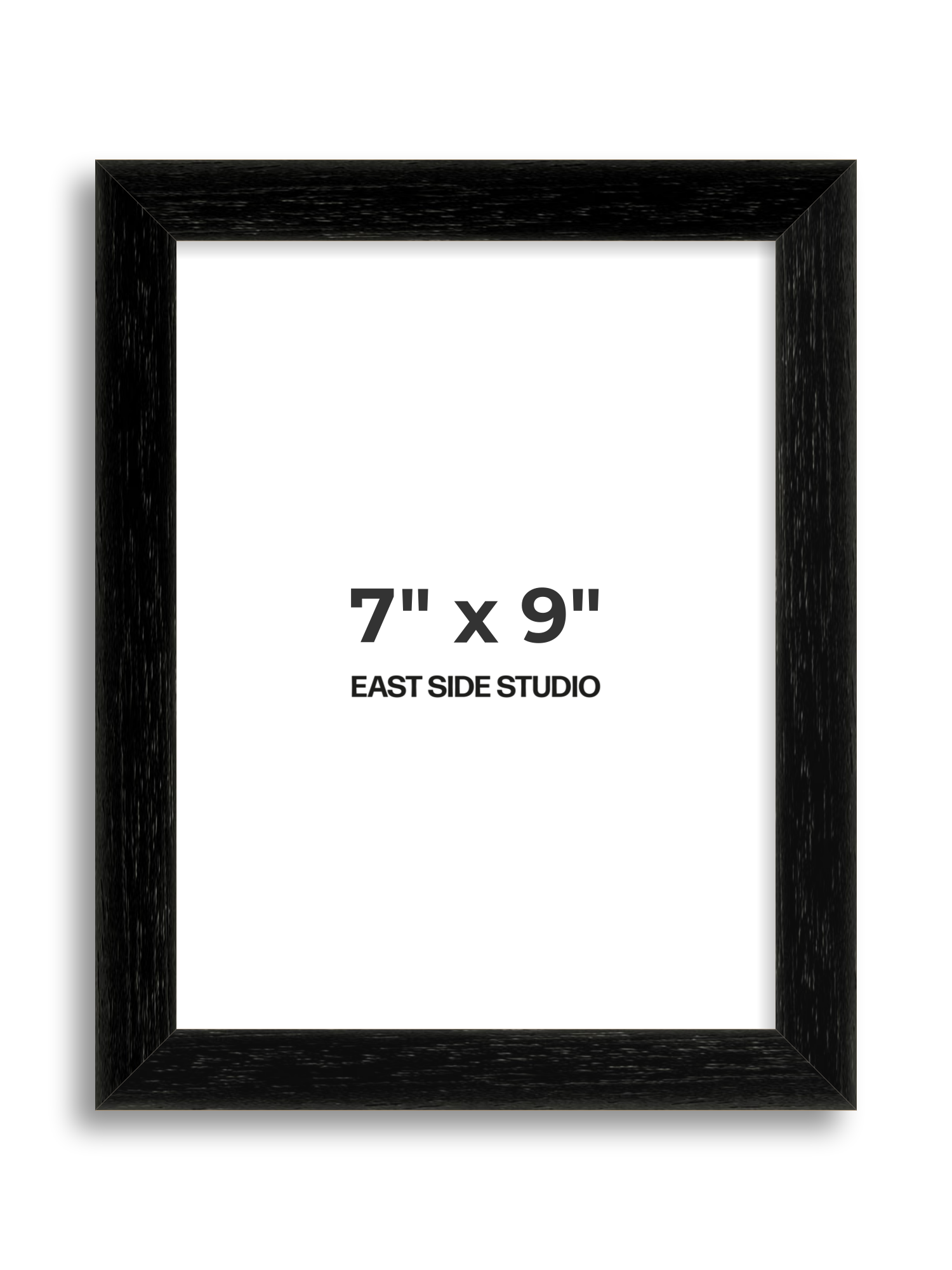 Black Grain 7" x 9" picture frame