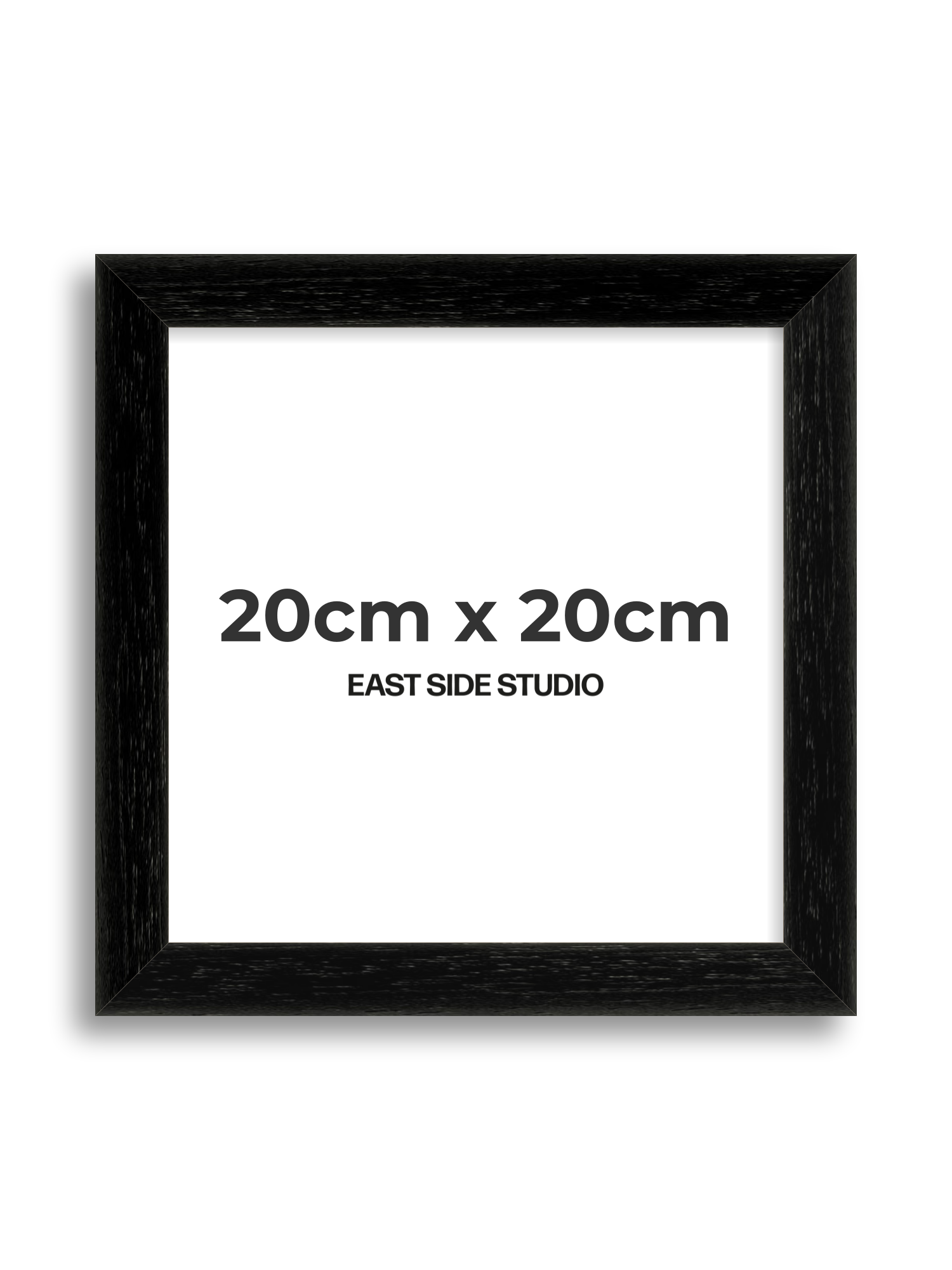 Black Grain 20cm x 20cm picture frame