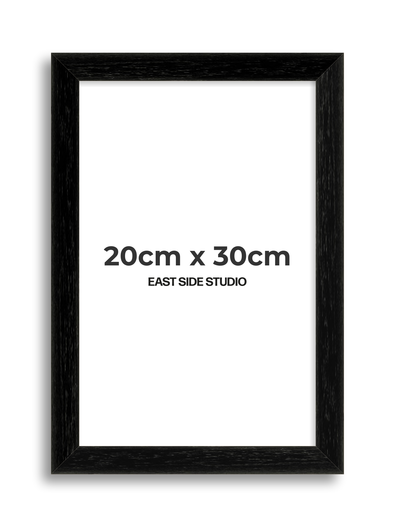 Black Grain 20cm x 30cm picture frame