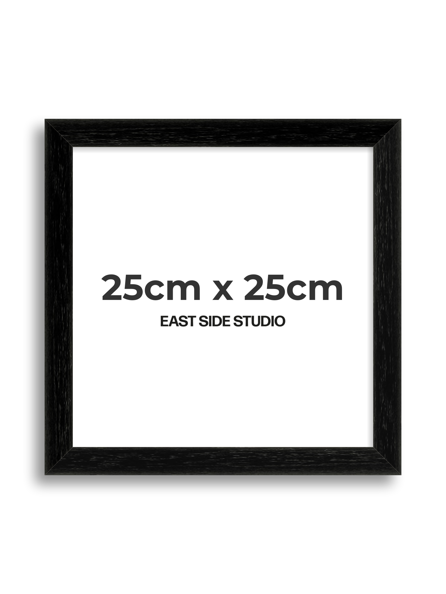 Black Grain 25cm x 25cm picture frame