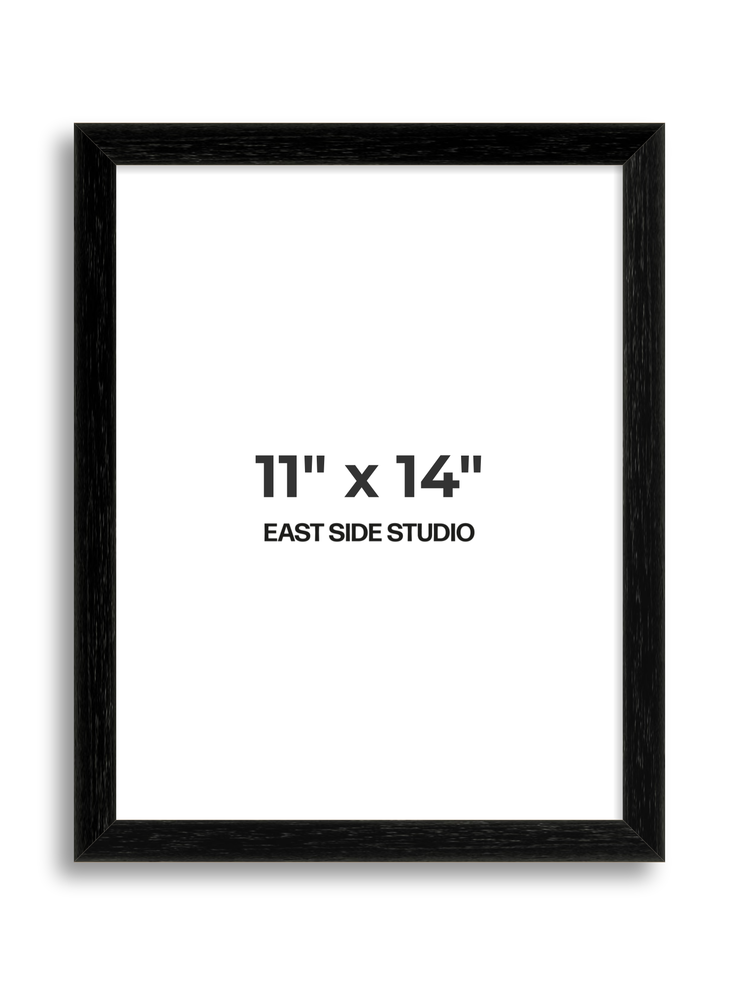 Black Grain 11" x 14" picture frame