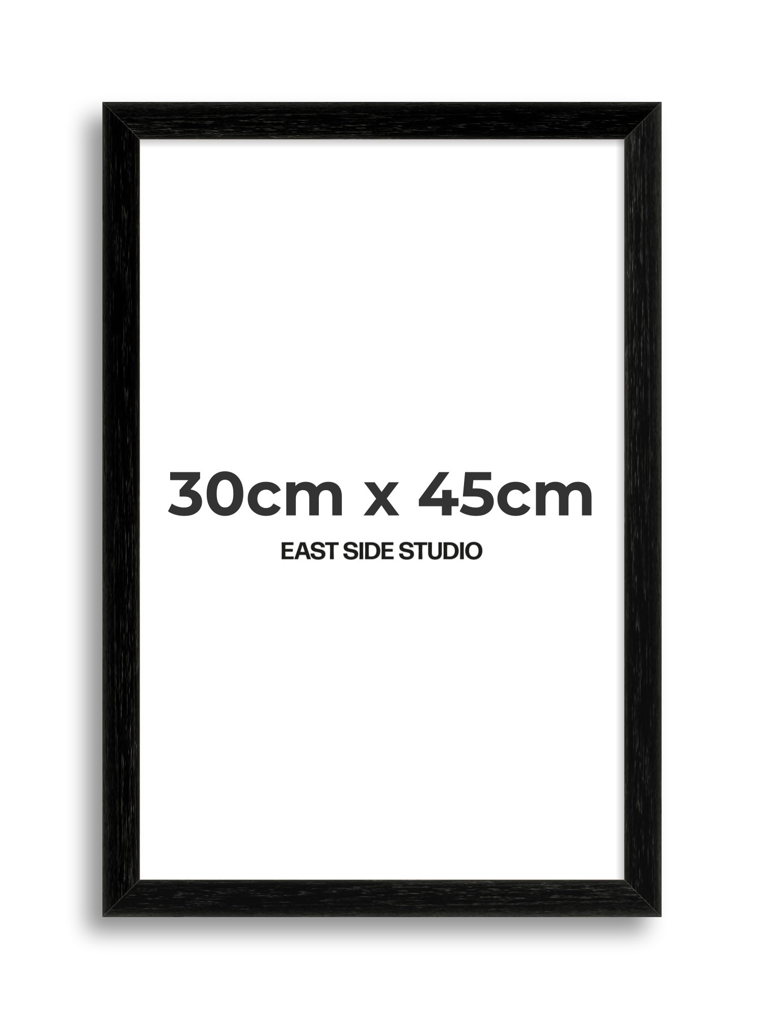 Black Grain 30cm x 45cm picture frame