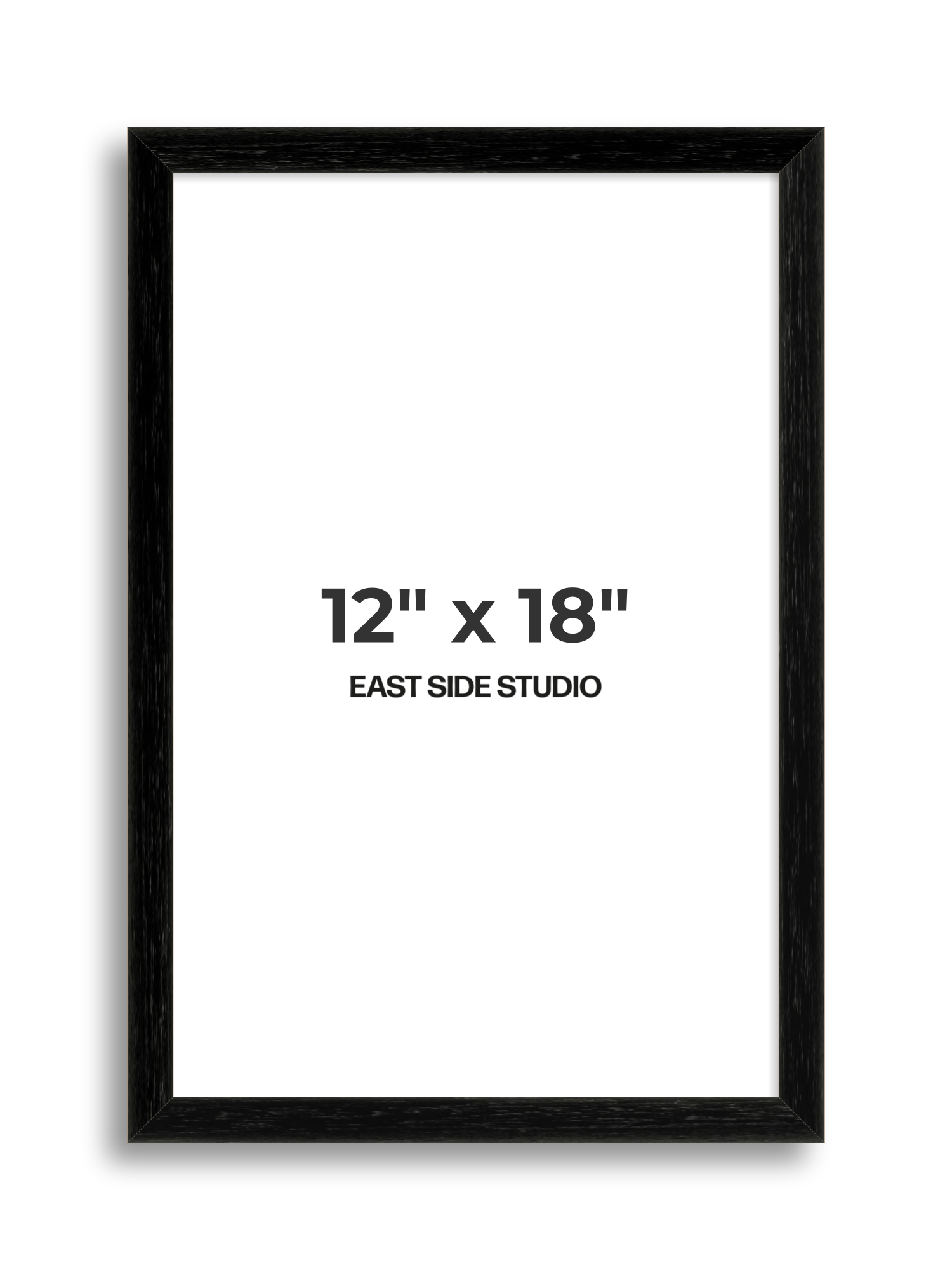 Black Grain 12" x 18" picture frame
