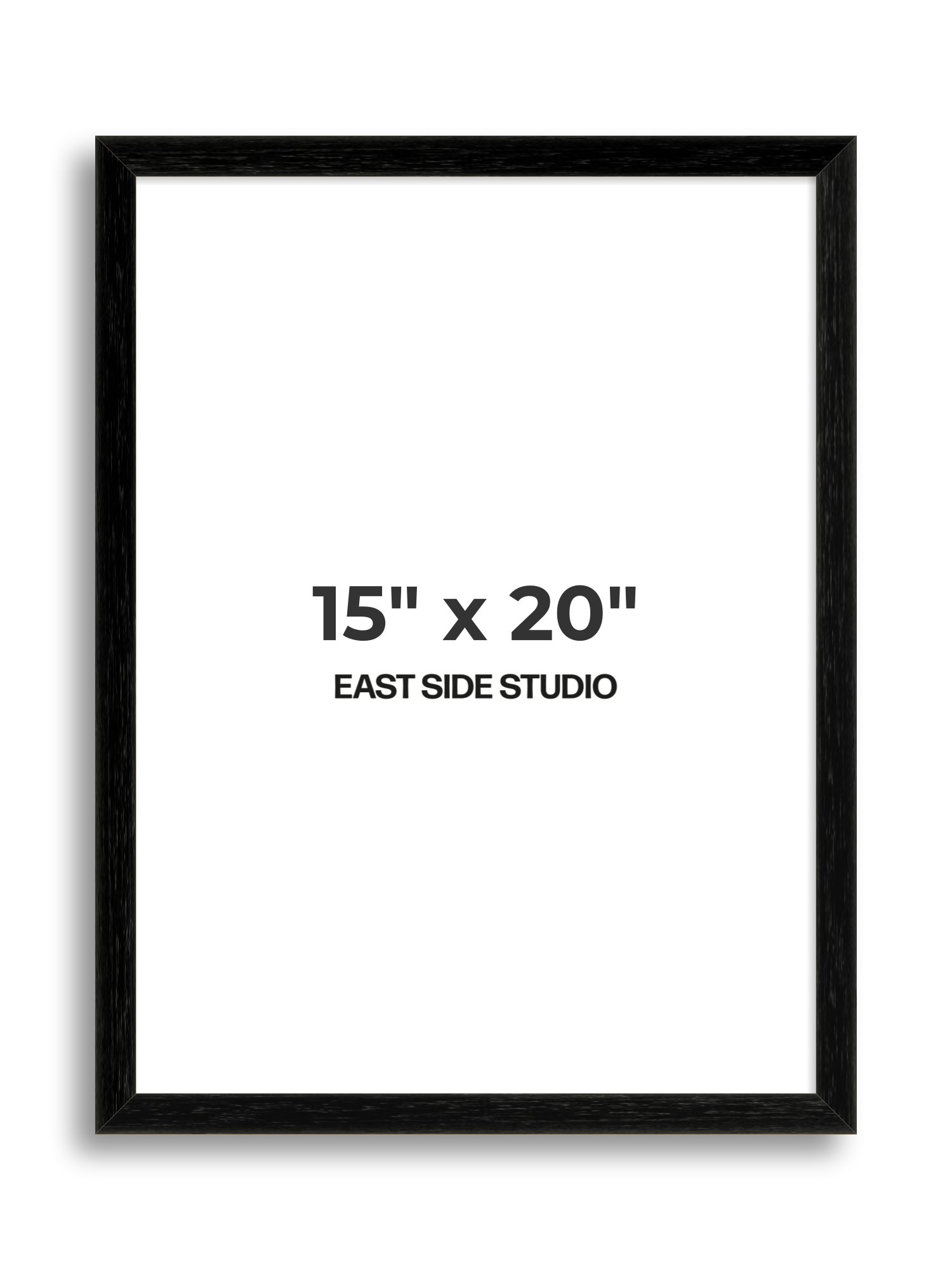 Black Grain 15" x 20" picture frame