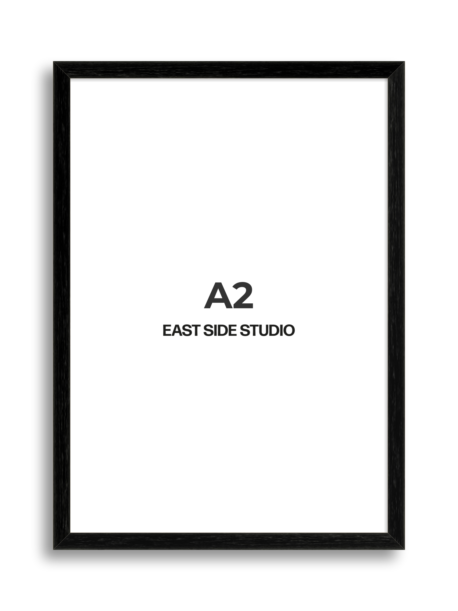 Black Grain A2 picture frame