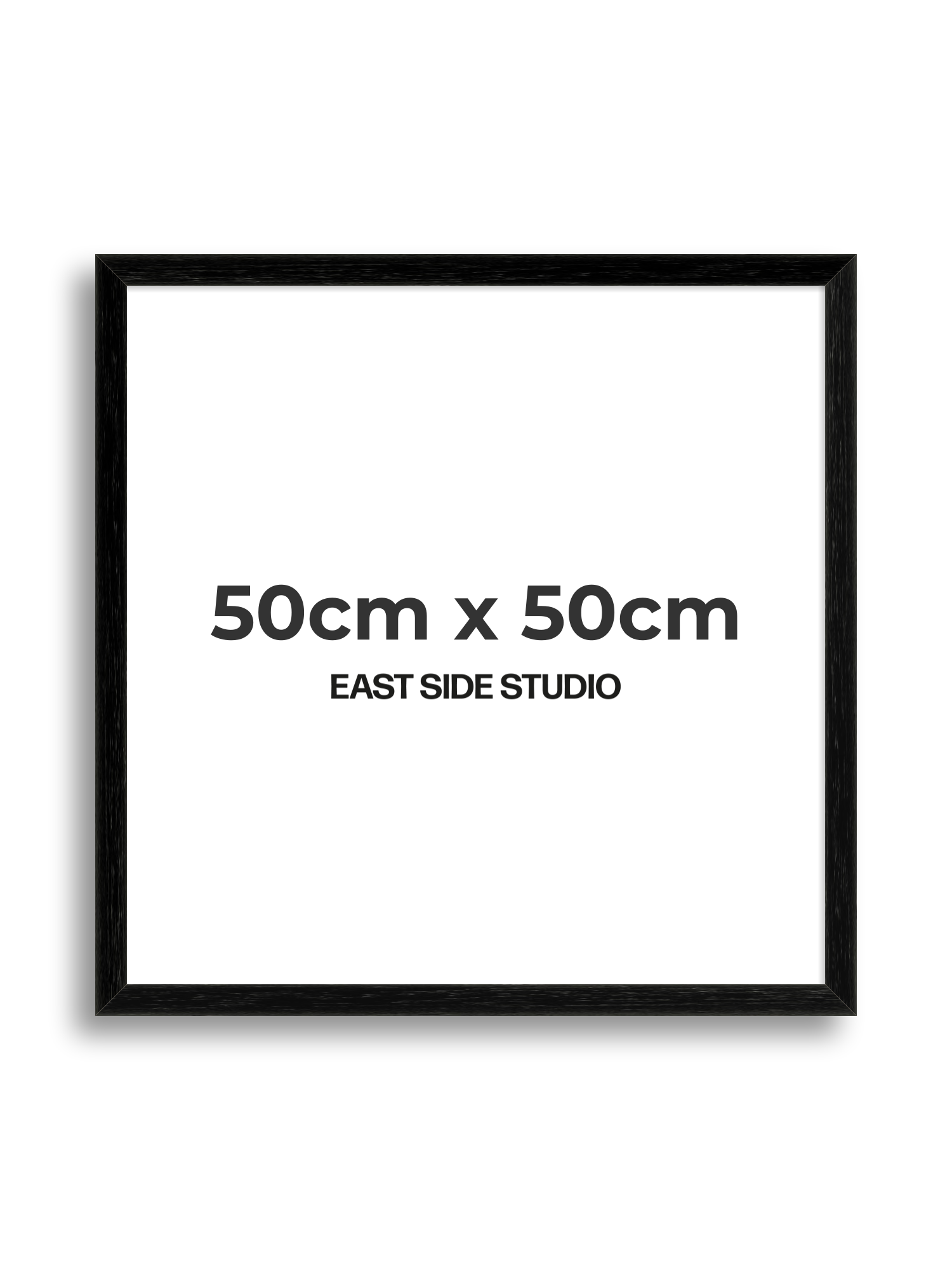 Black Grain 50cm x 50cm picture frame