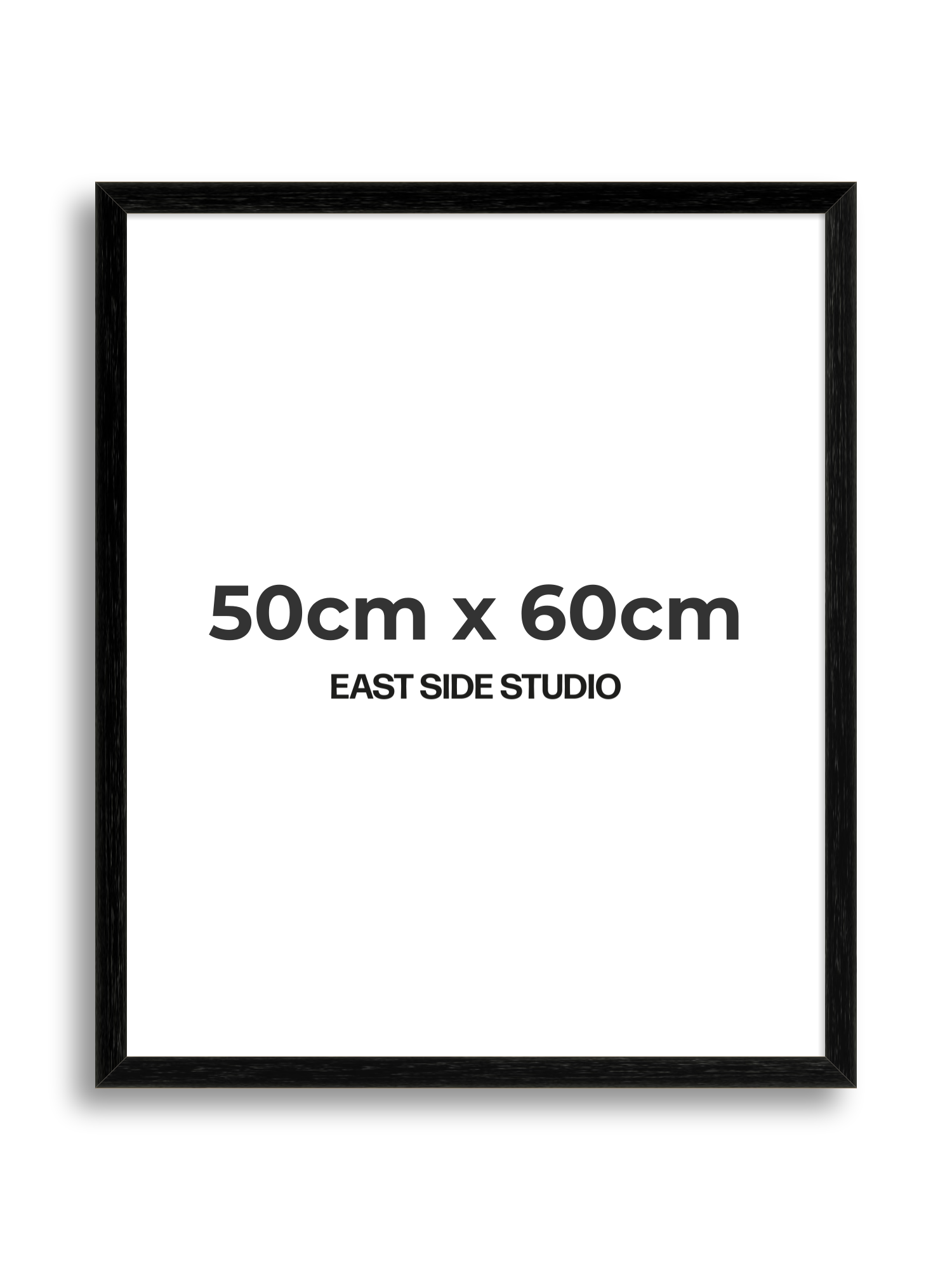 Black Grain 50cm x 60cm picture frame