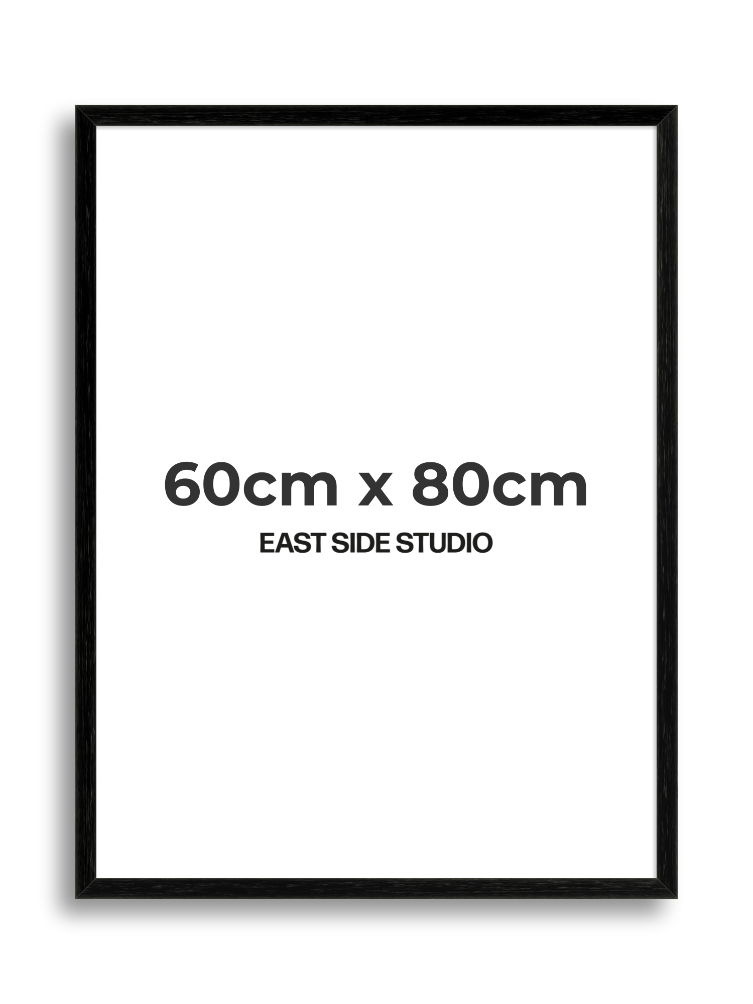 Black Grain 60cm x 80cm picture frame