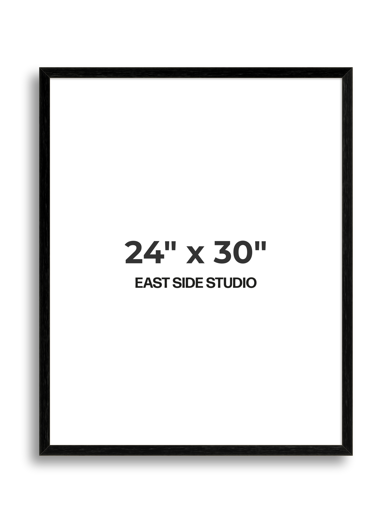 Black Grain 24" x 30" picture frame