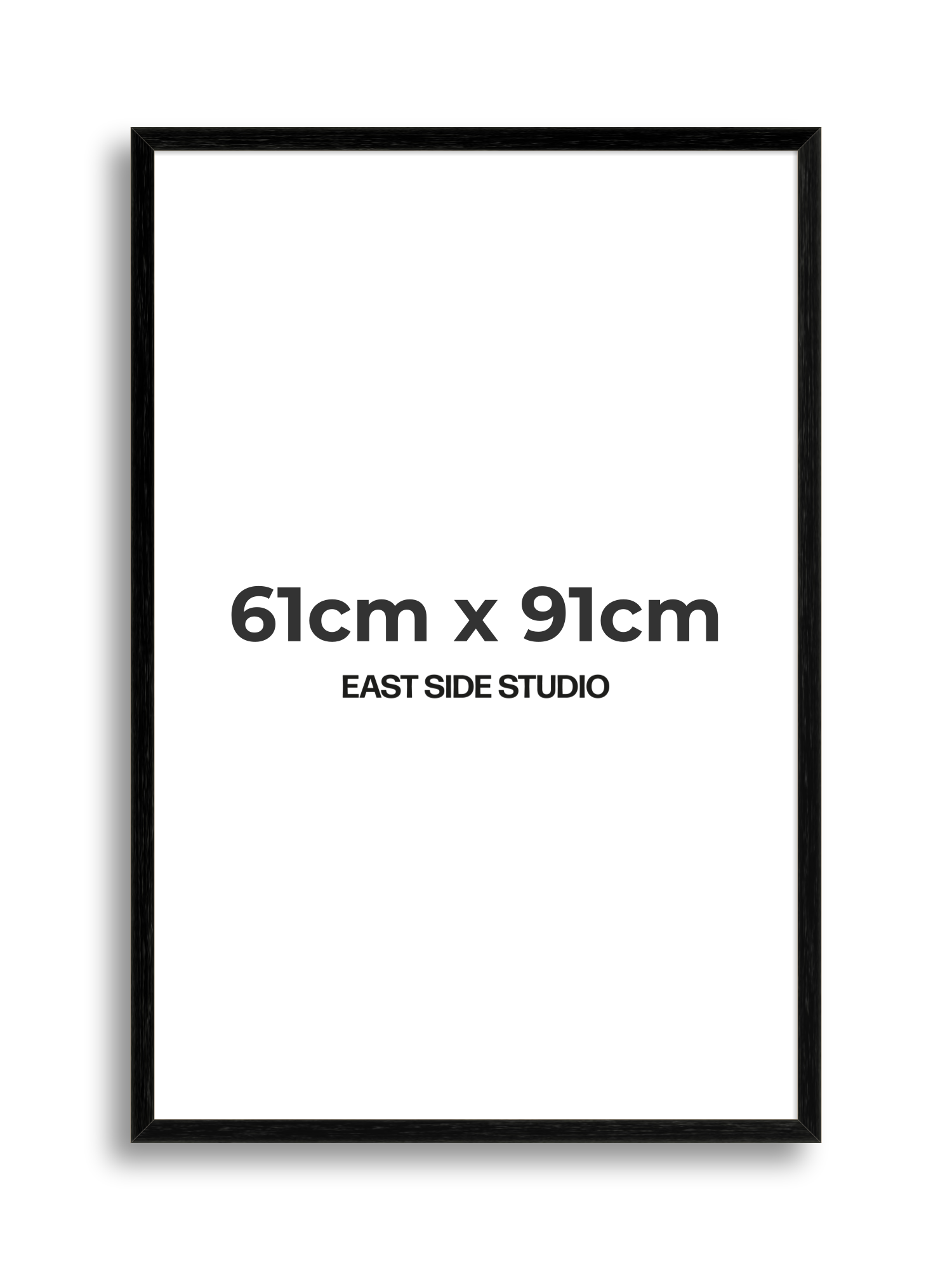 Black Grain 61cm x 91cm picture frame
