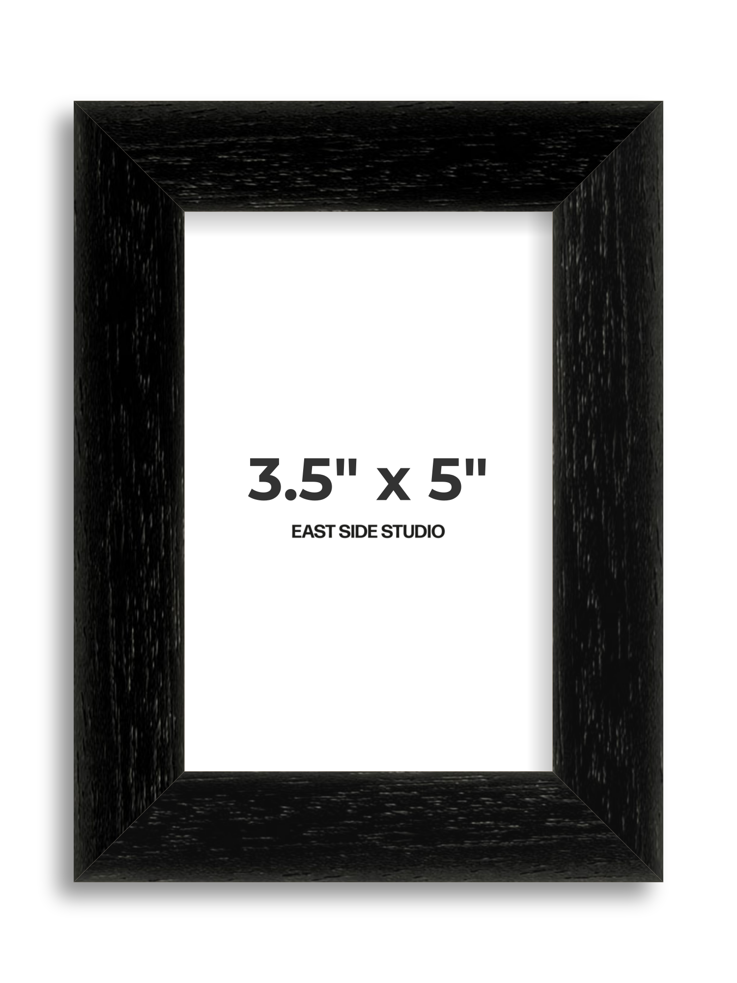 Black Grain 3.5" x 5" picture frame