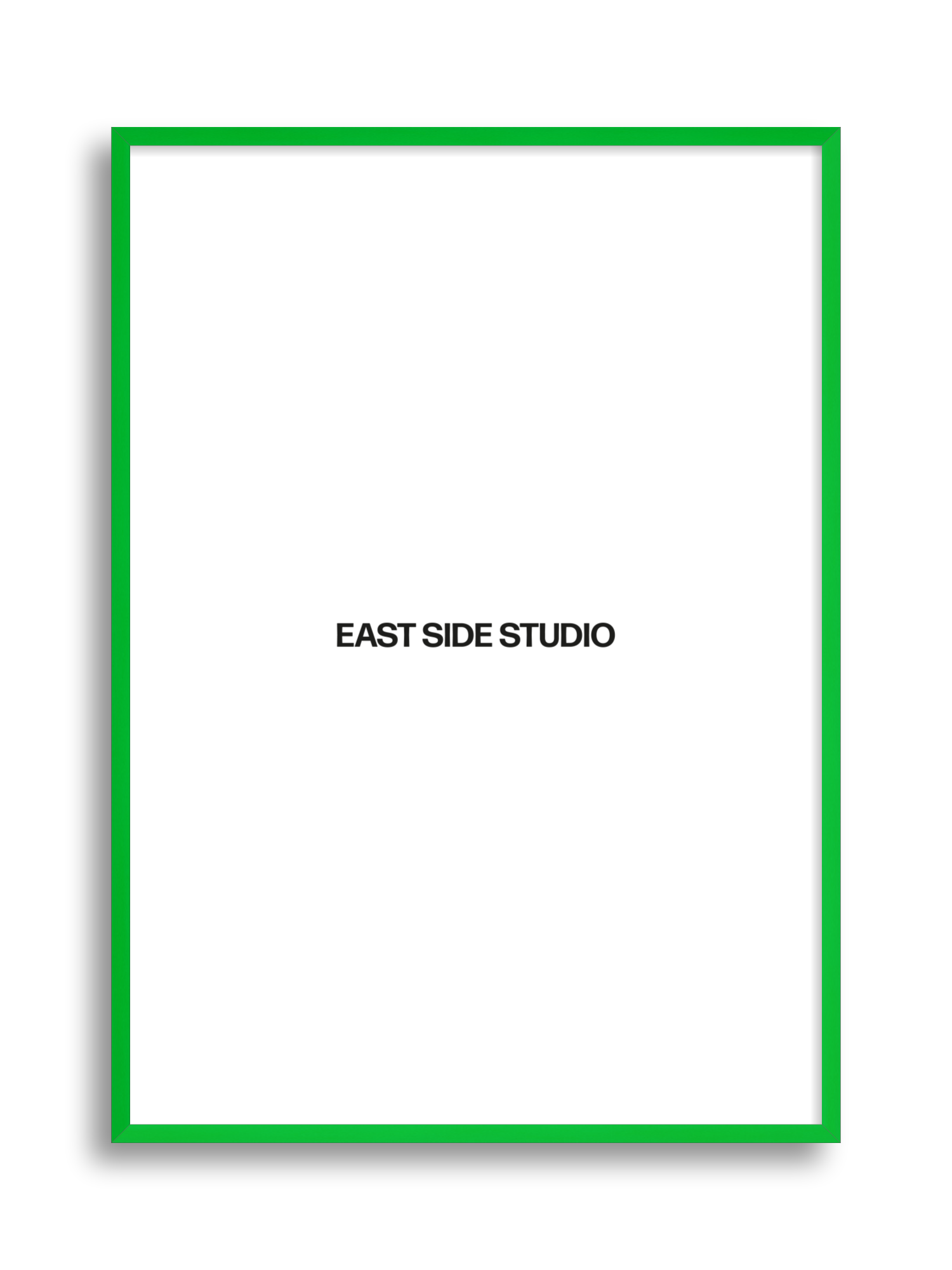 Neon Green picture frame