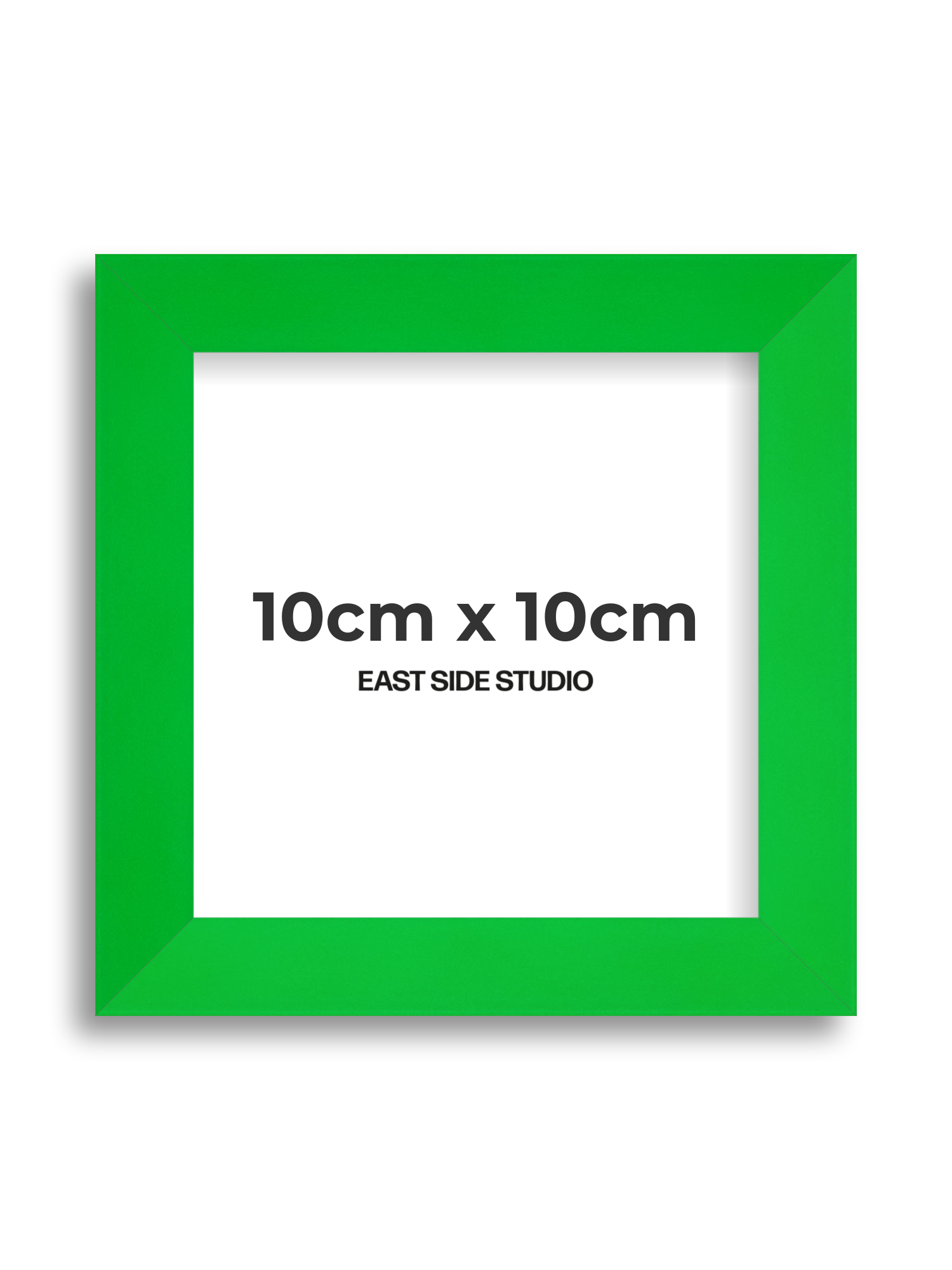 Neon Green 10cm x 10cm picture frame