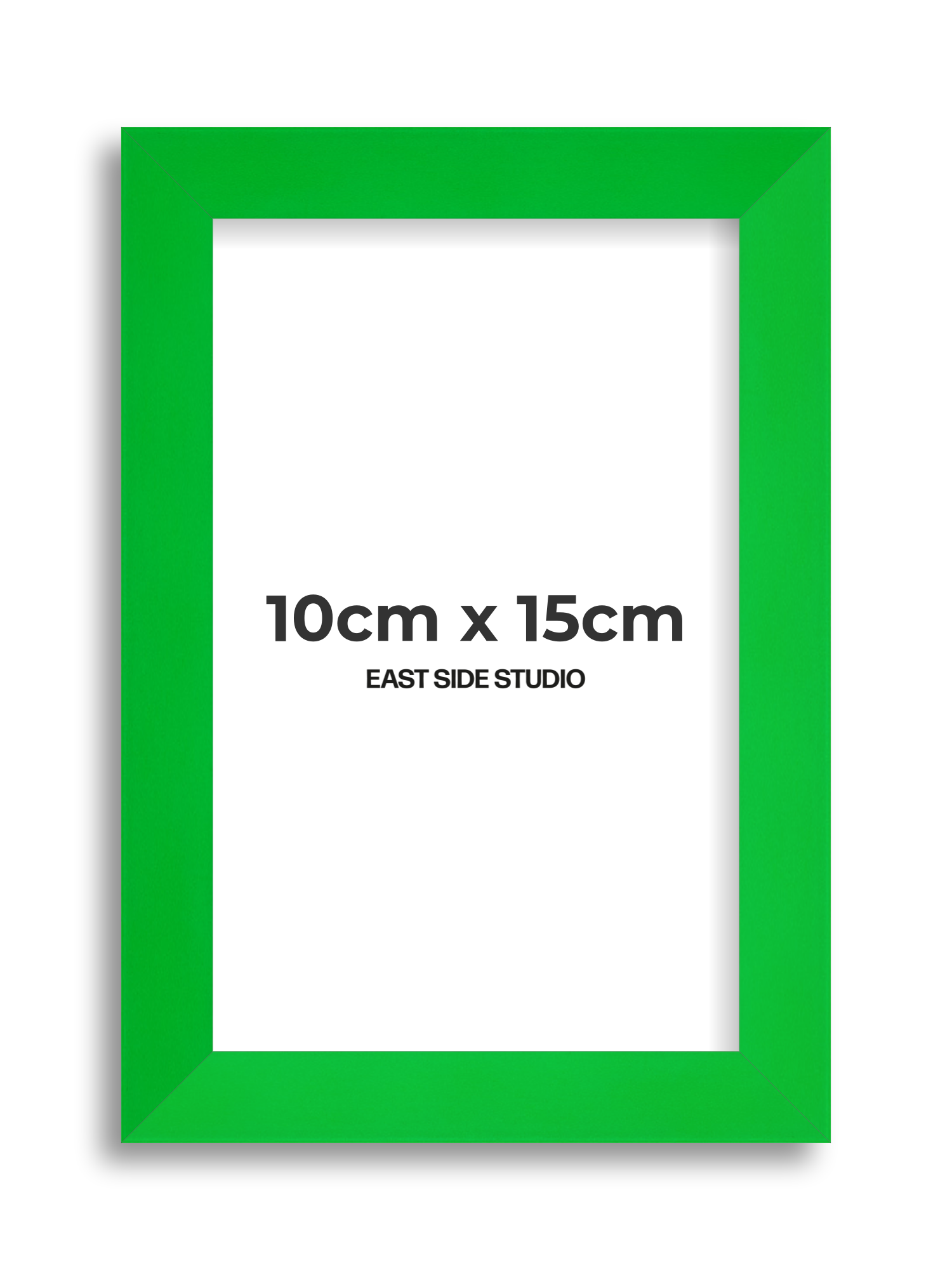 Neon Green 10cm x 15cm picture frame