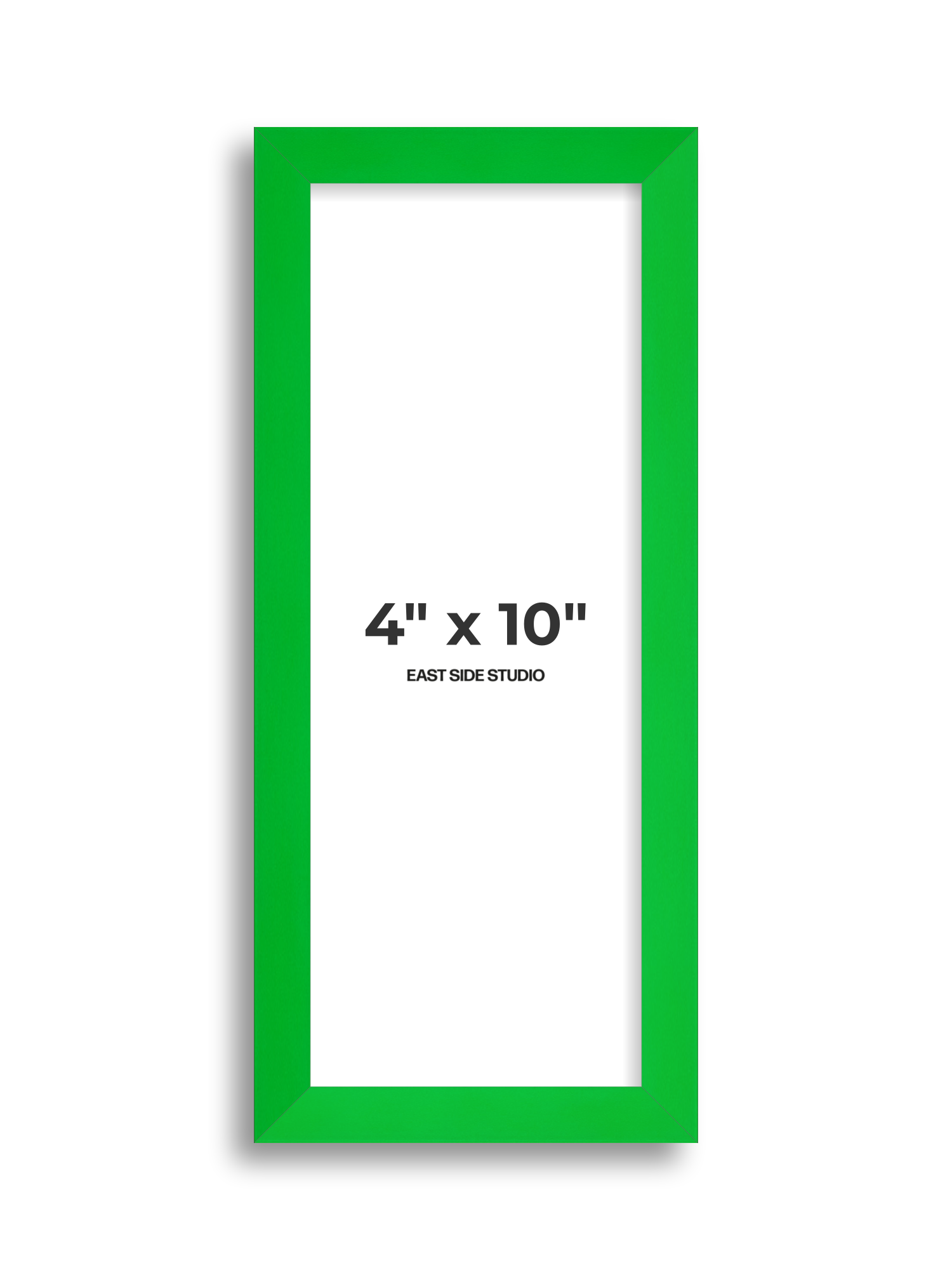 Neon Green 4" x 10" picture frame