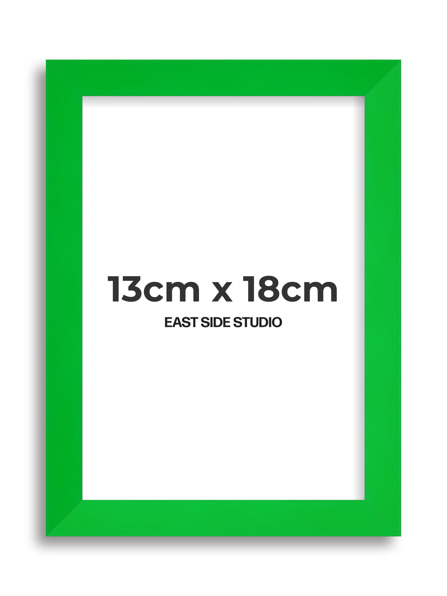 Neon Green 13cm x 18cm picture frame