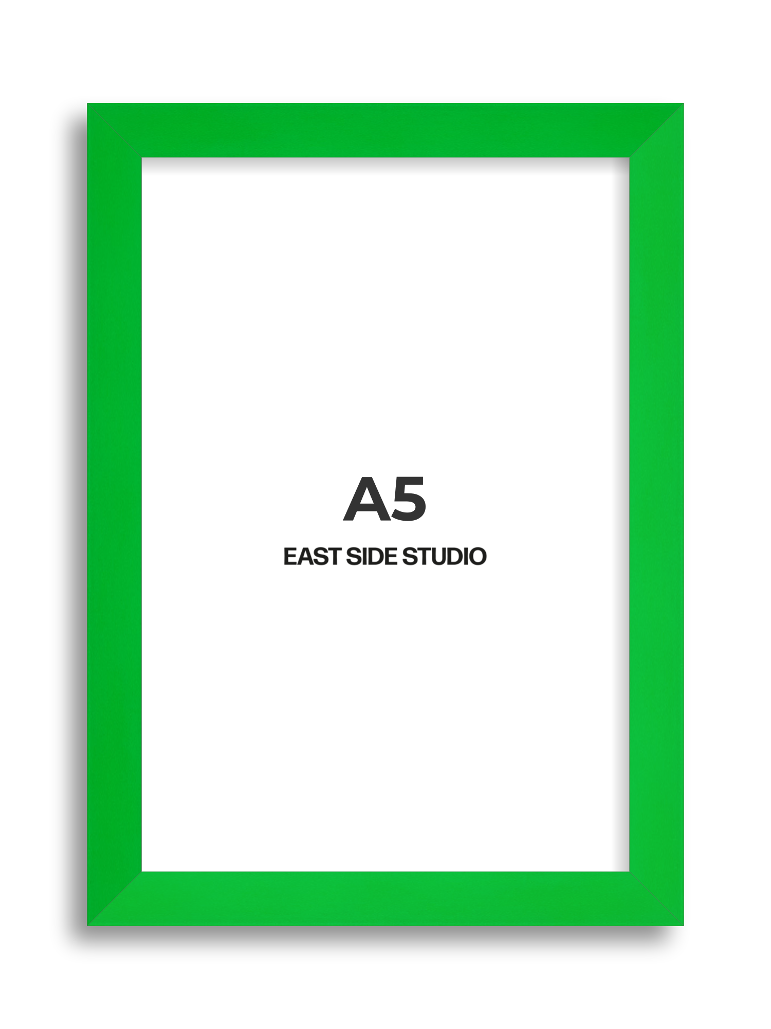 Neon Green A5 picture frame