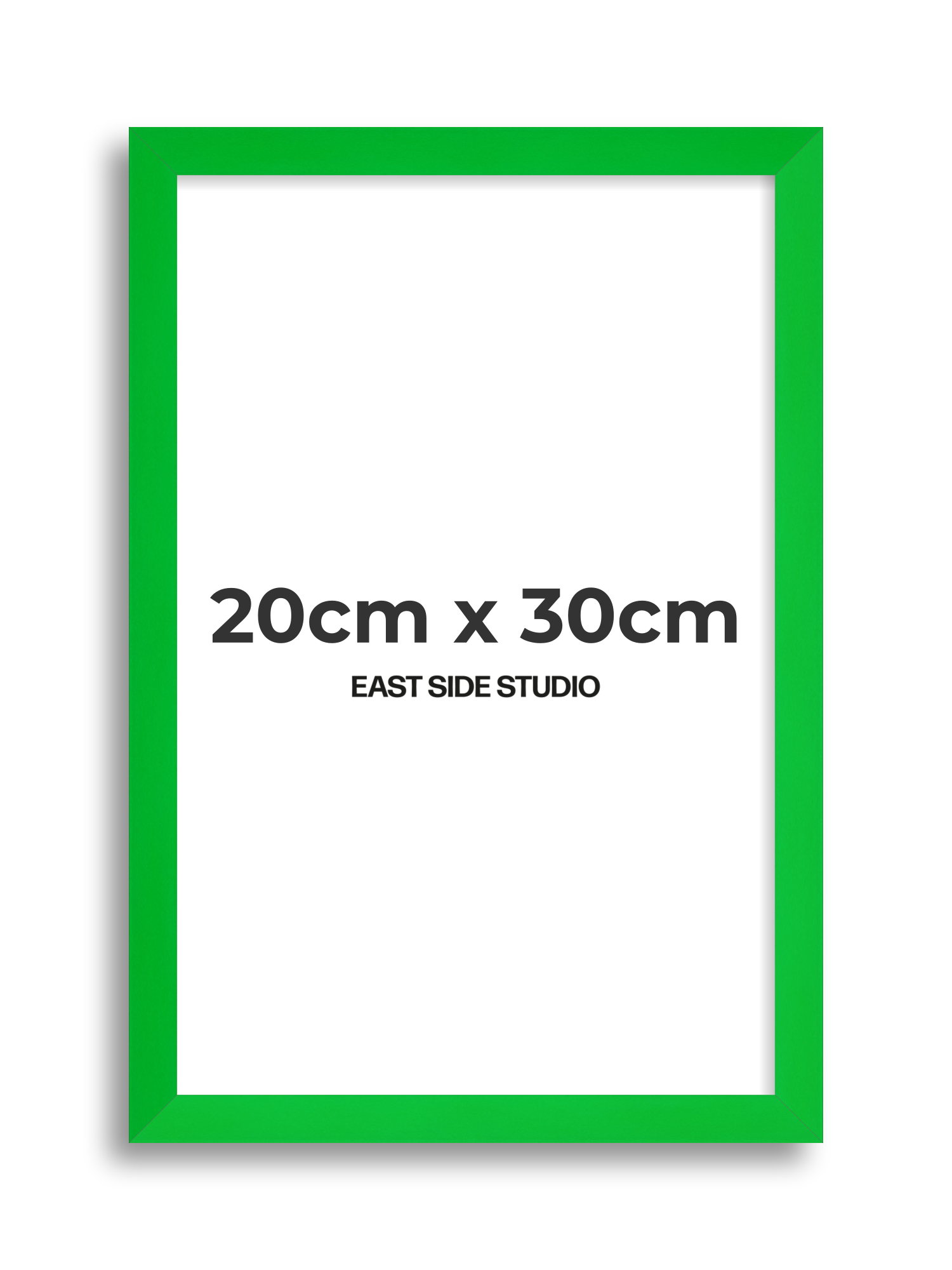 Neon Green 20cm x 30cm picture frame