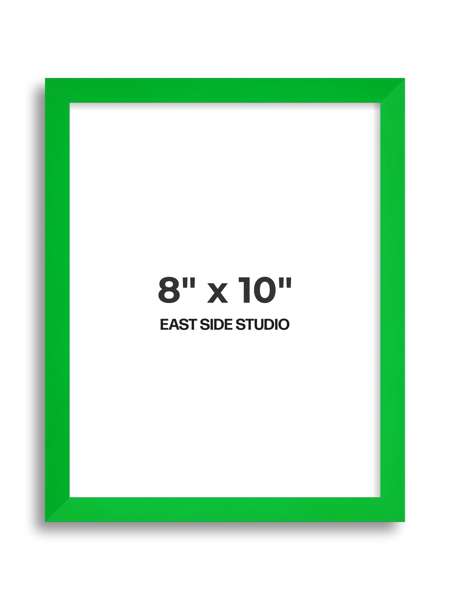 Neon Green 8" x 10" picture frame