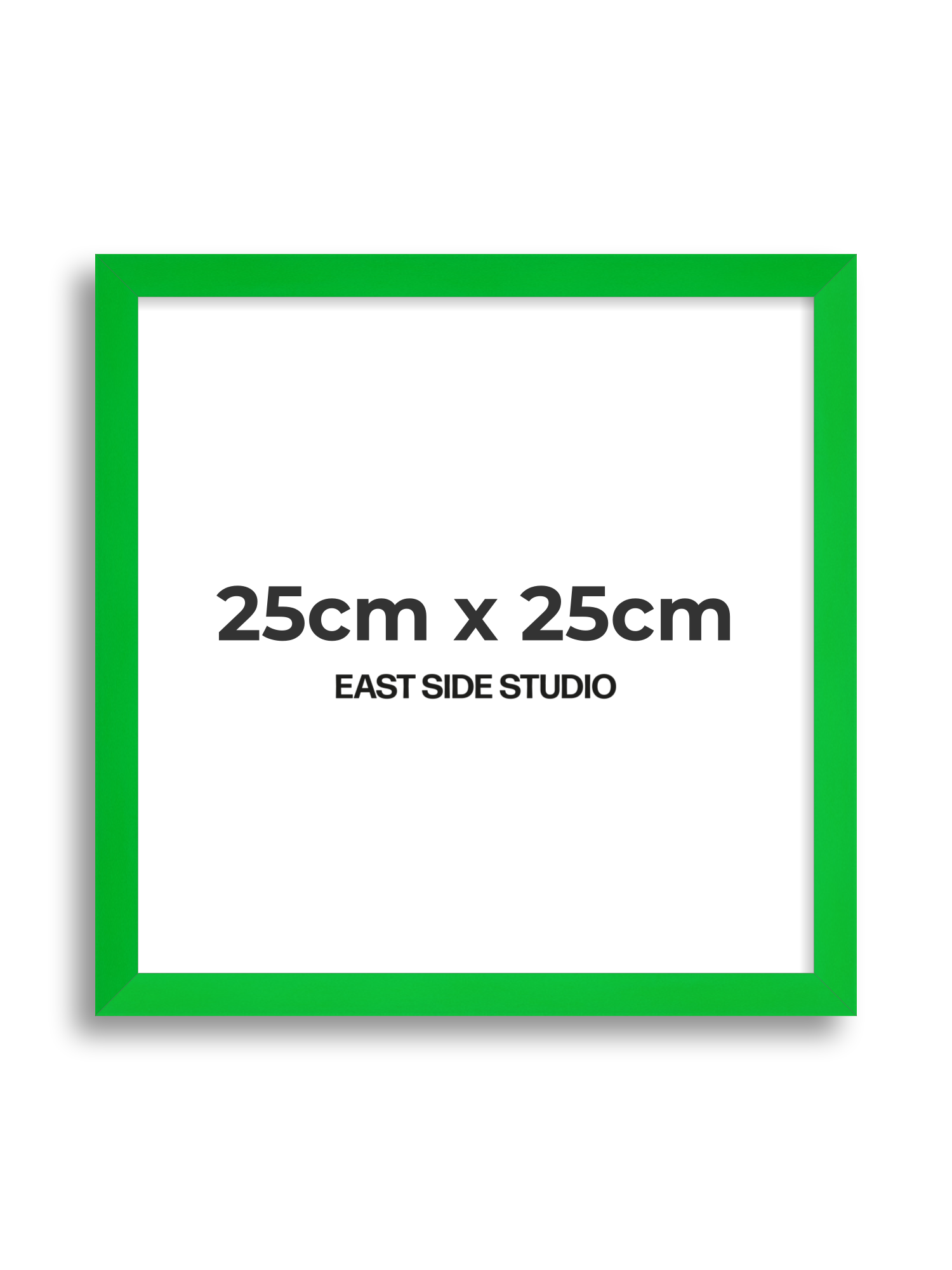 Neon Green 25cm x 25cm picture frame