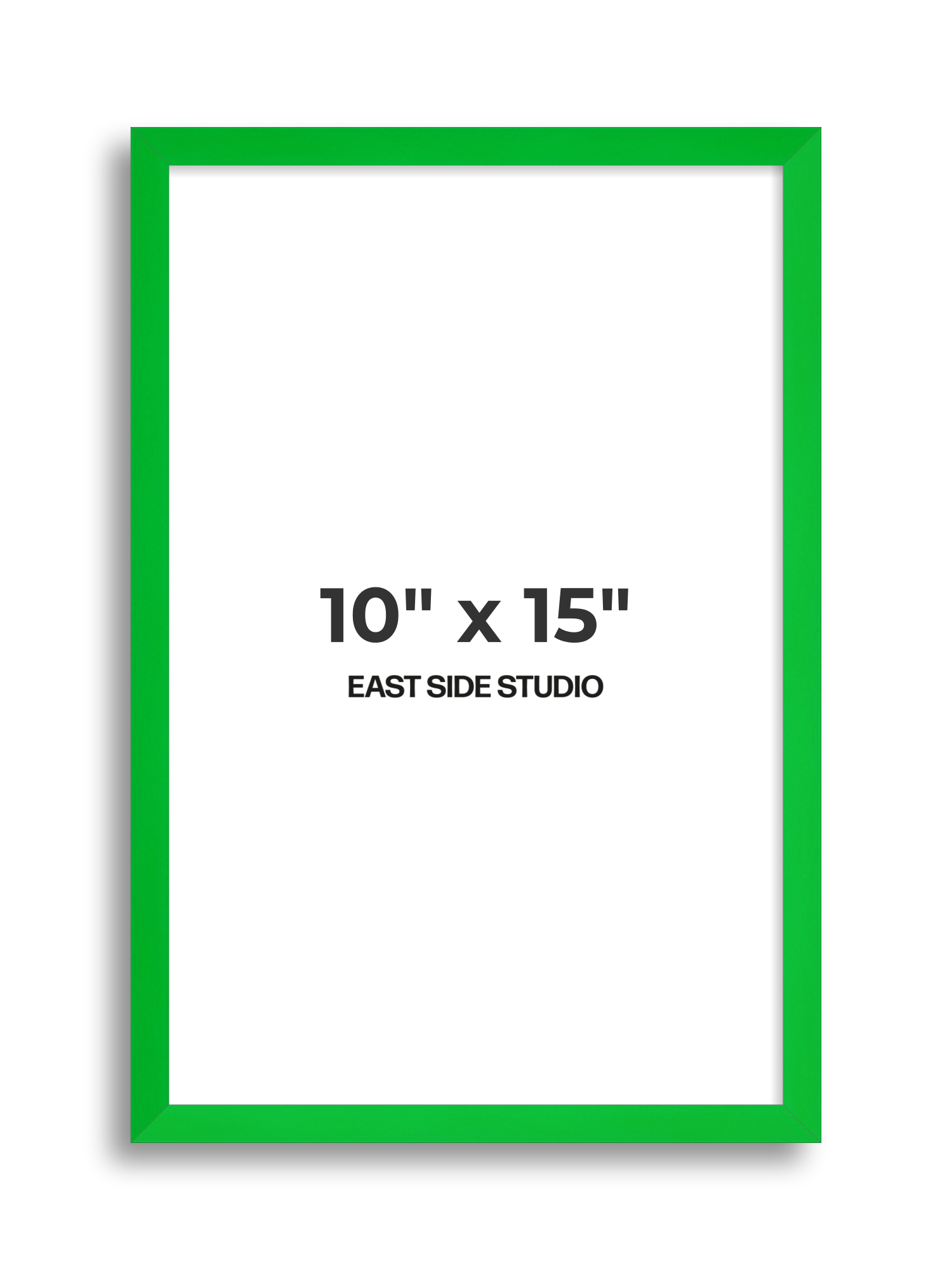Neon Green 10" x 15" picture frame