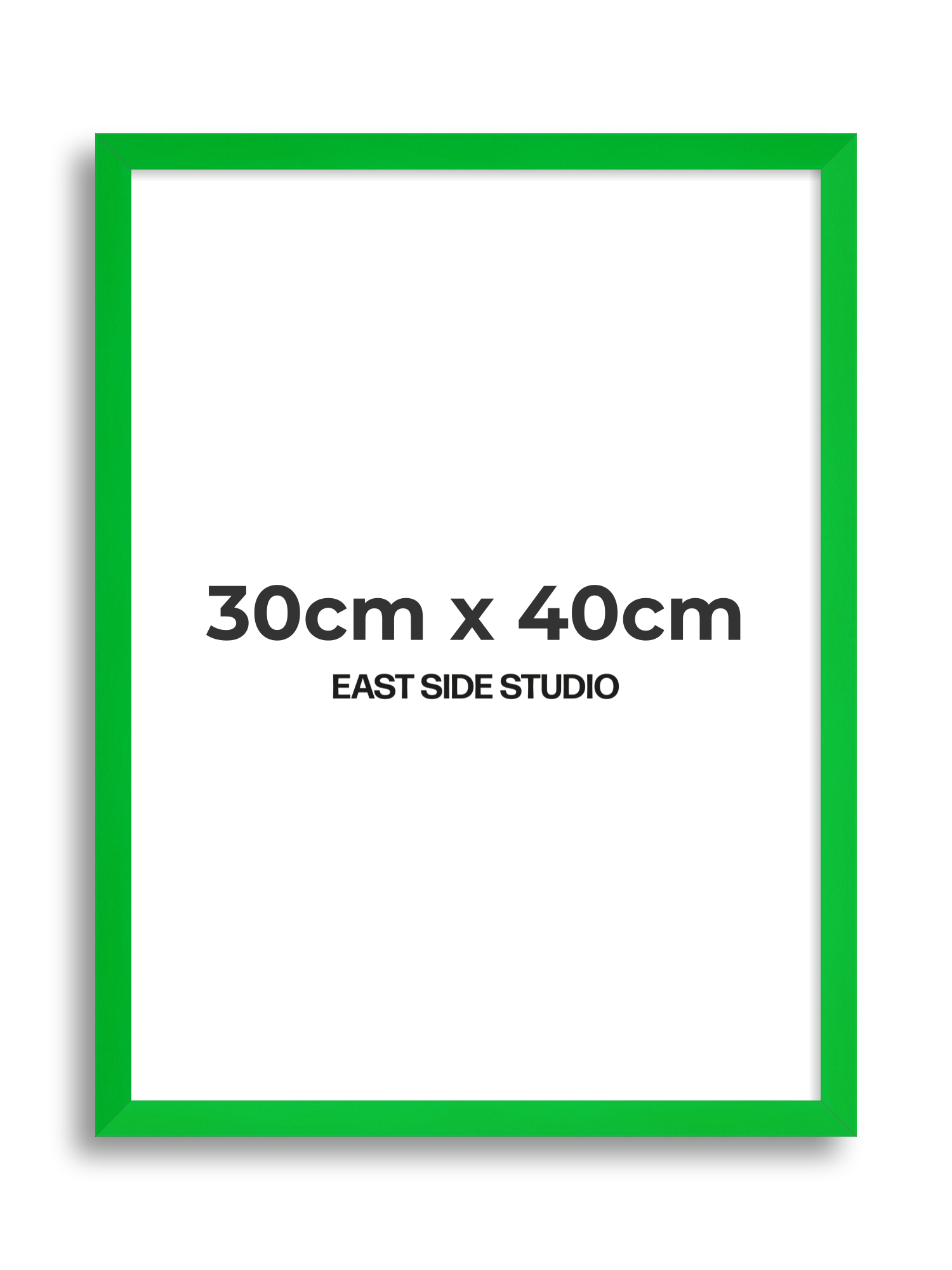 Neon Green 30cm x 40cm picture frame