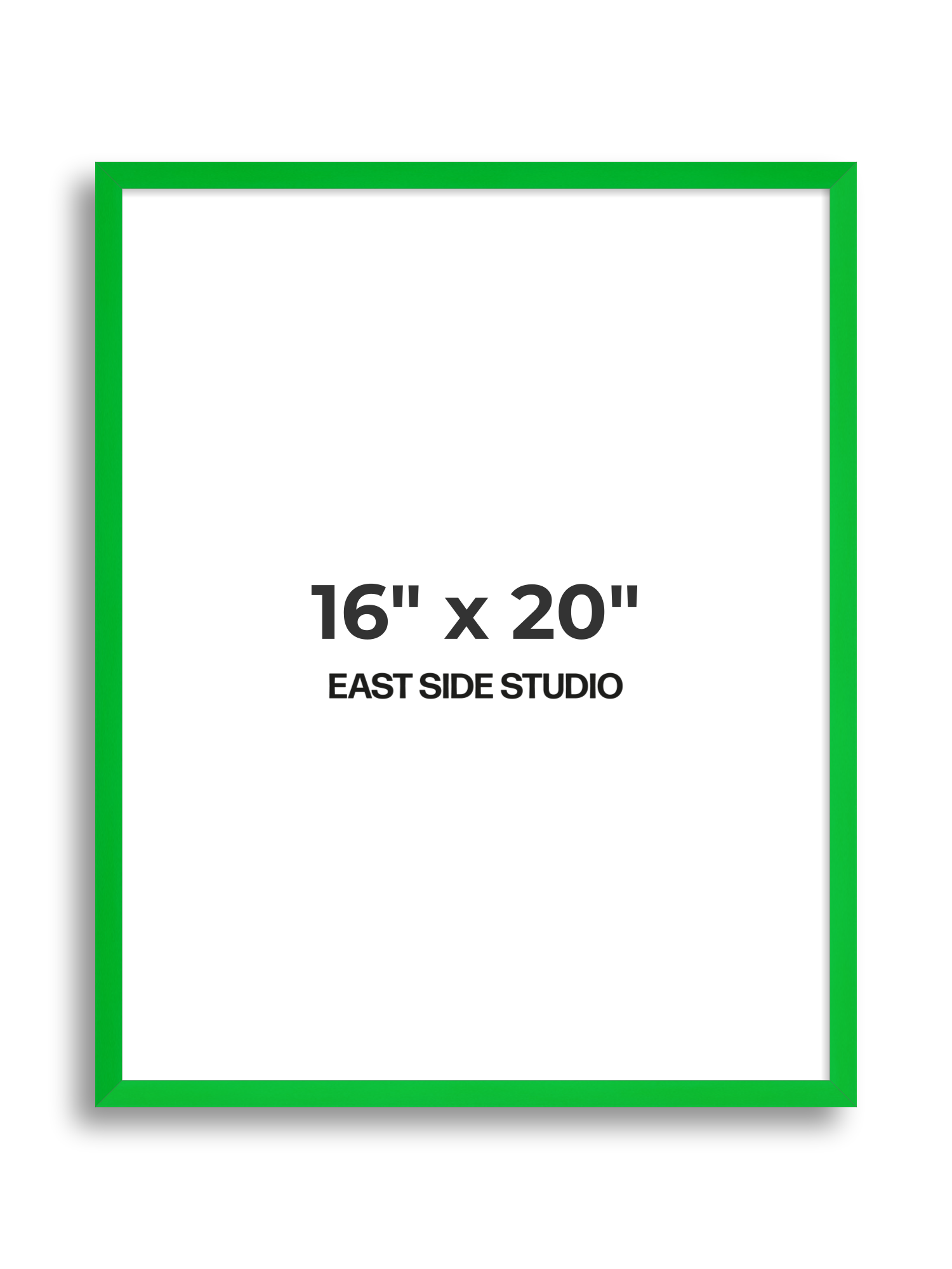Neon Green 16" x 20" picture frame