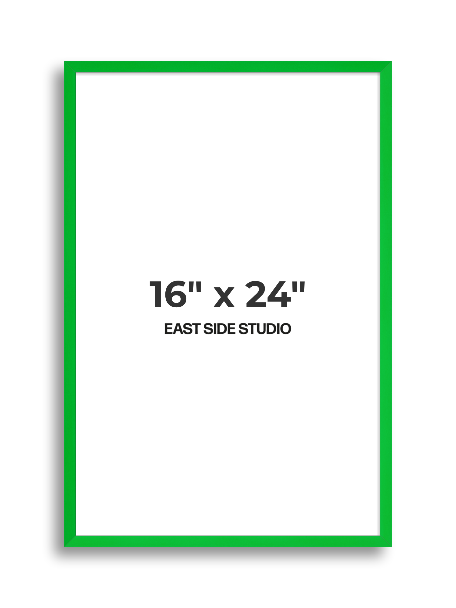 Neon Green 16" x 24" picture frame
