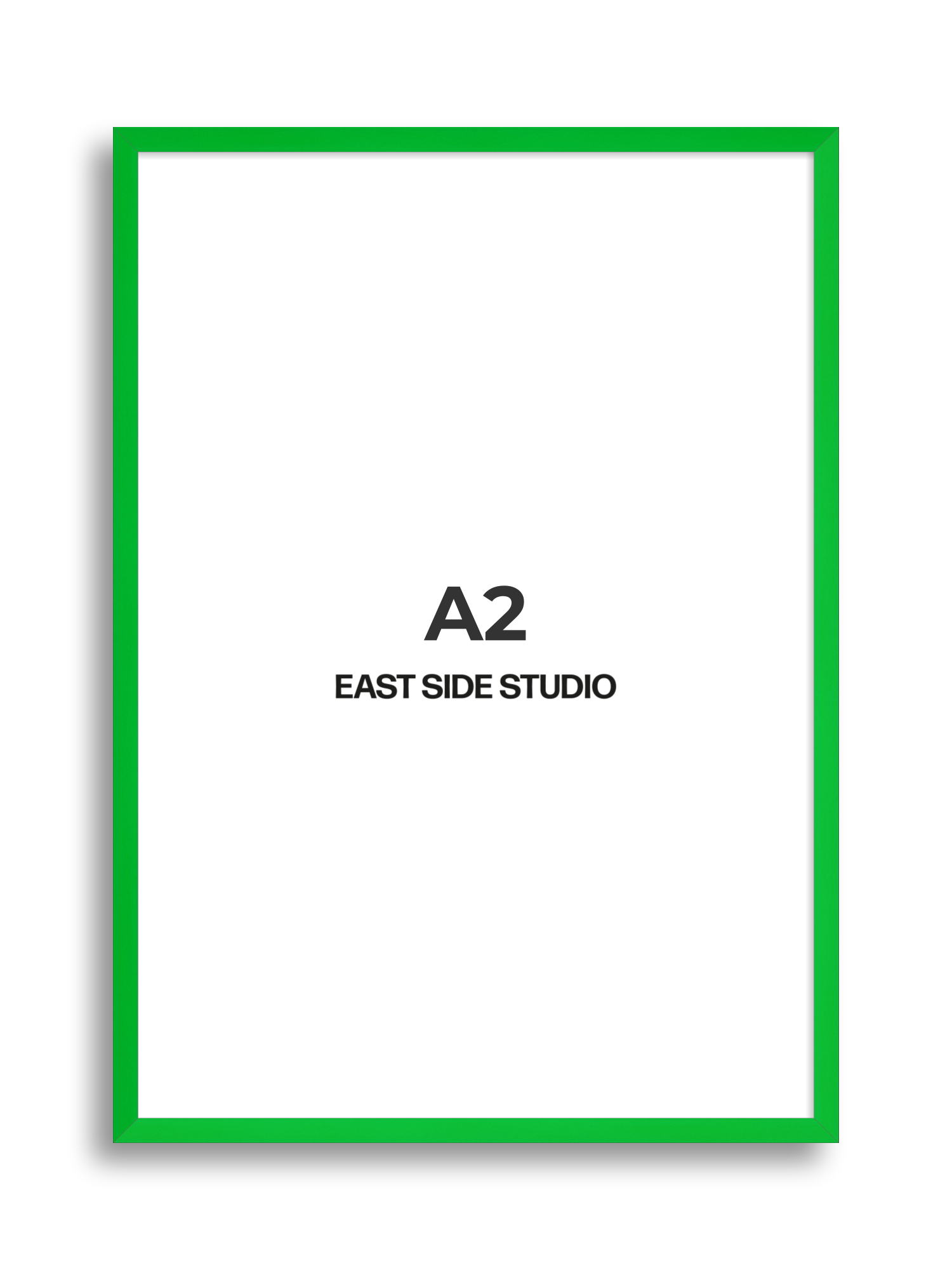 Neon Green A2 picture frame