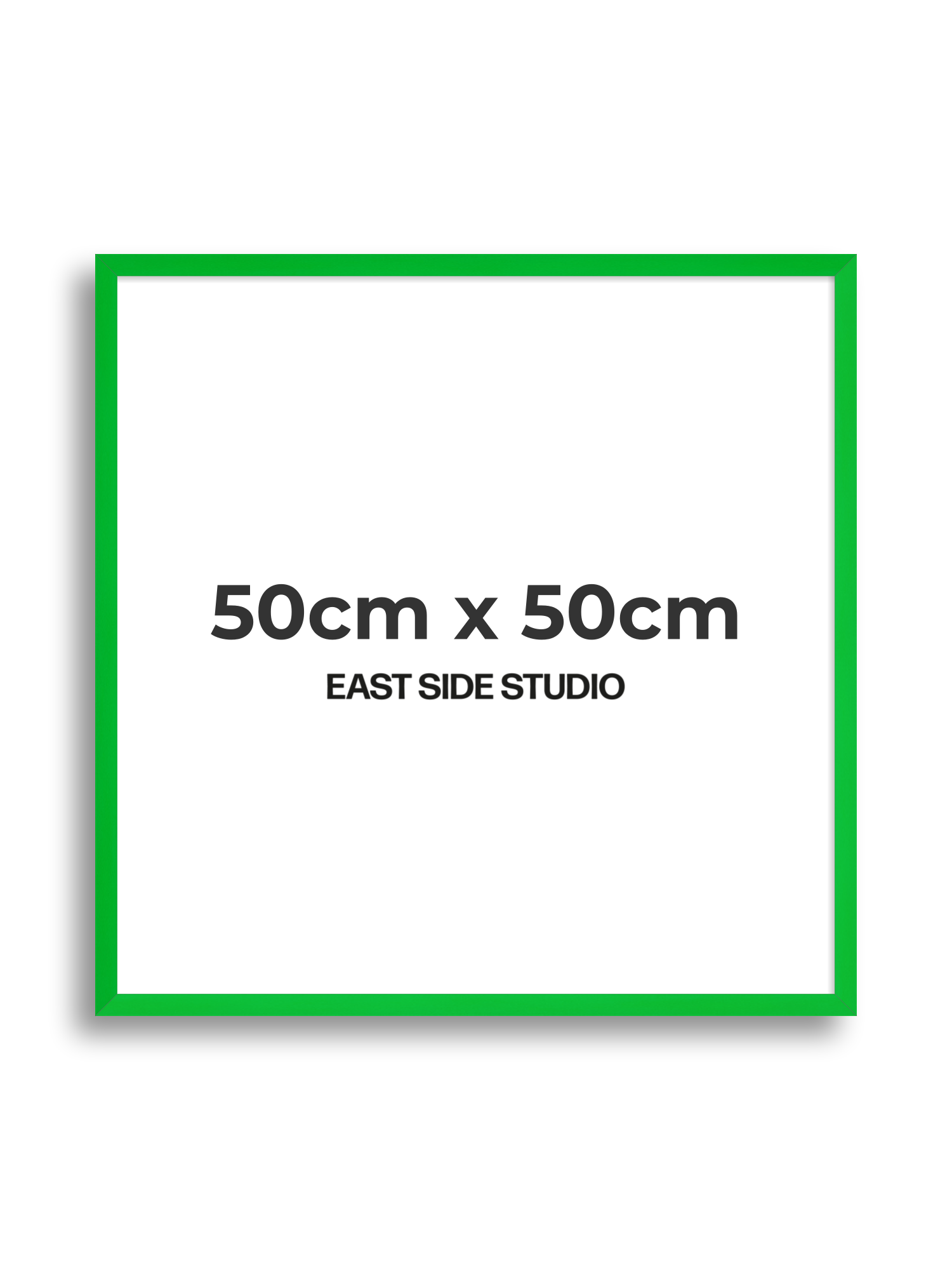 Neon Green 50cm x 50cm picture frame
